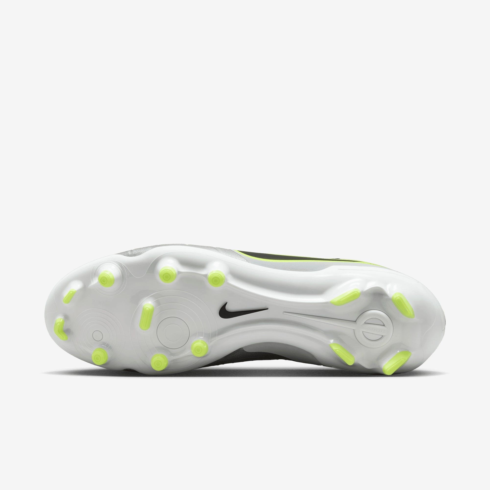 Nike Tiempo Legend 10 Academy Multi-Ground Low-Top Soccer Cleats - Metallic Silver/Black-Volt