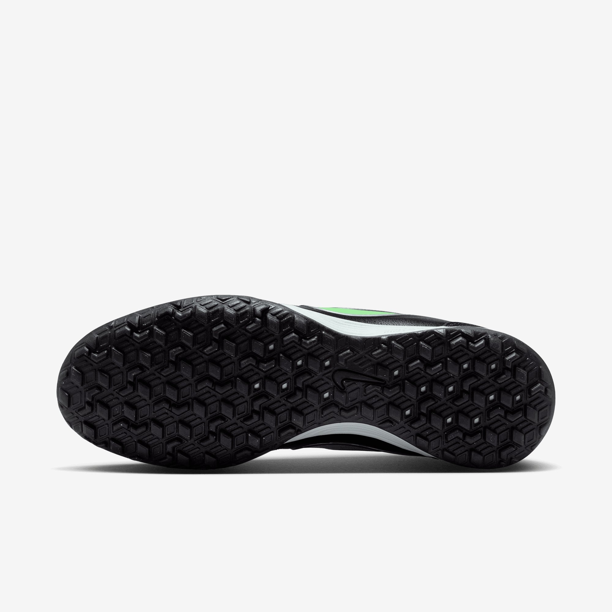 Nike Tiempo Ligera Pro Turf Low-Top Soccer Shoes - Black/Illusion Green-Black