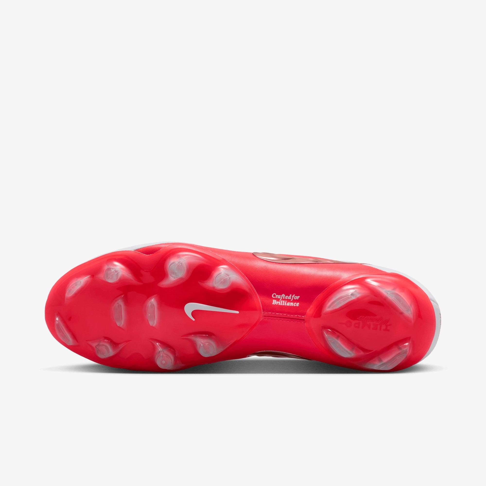 Nike Tiempo Maestro Elite Firm-Ground Low-Top Soccer Cleats - White/Blur-Bright Crimson