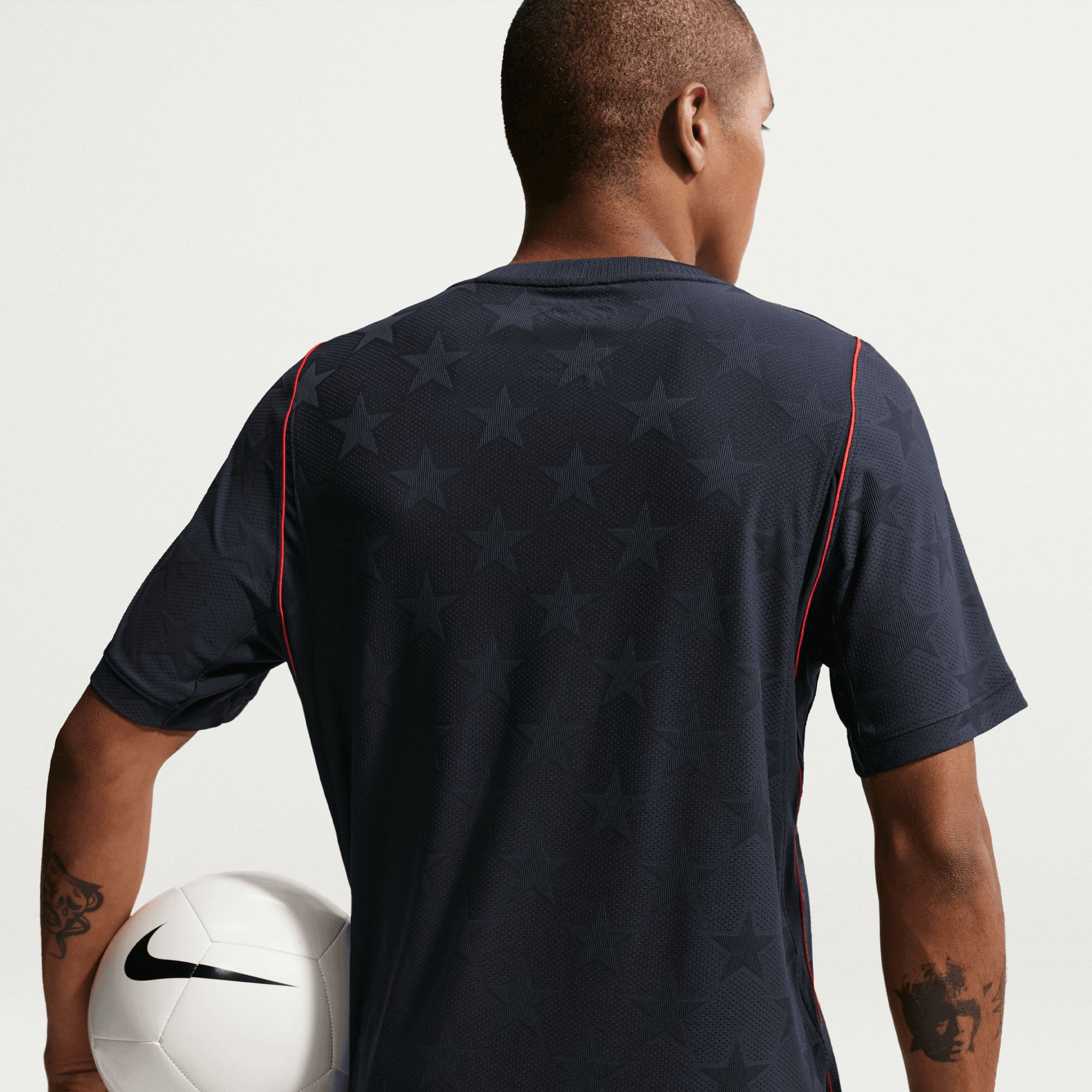 Nike USMNT 2026/27 Match Away Men's Aero-FIT Soccer Authentic Jersey - Dark Obsidian/Pure Platinum