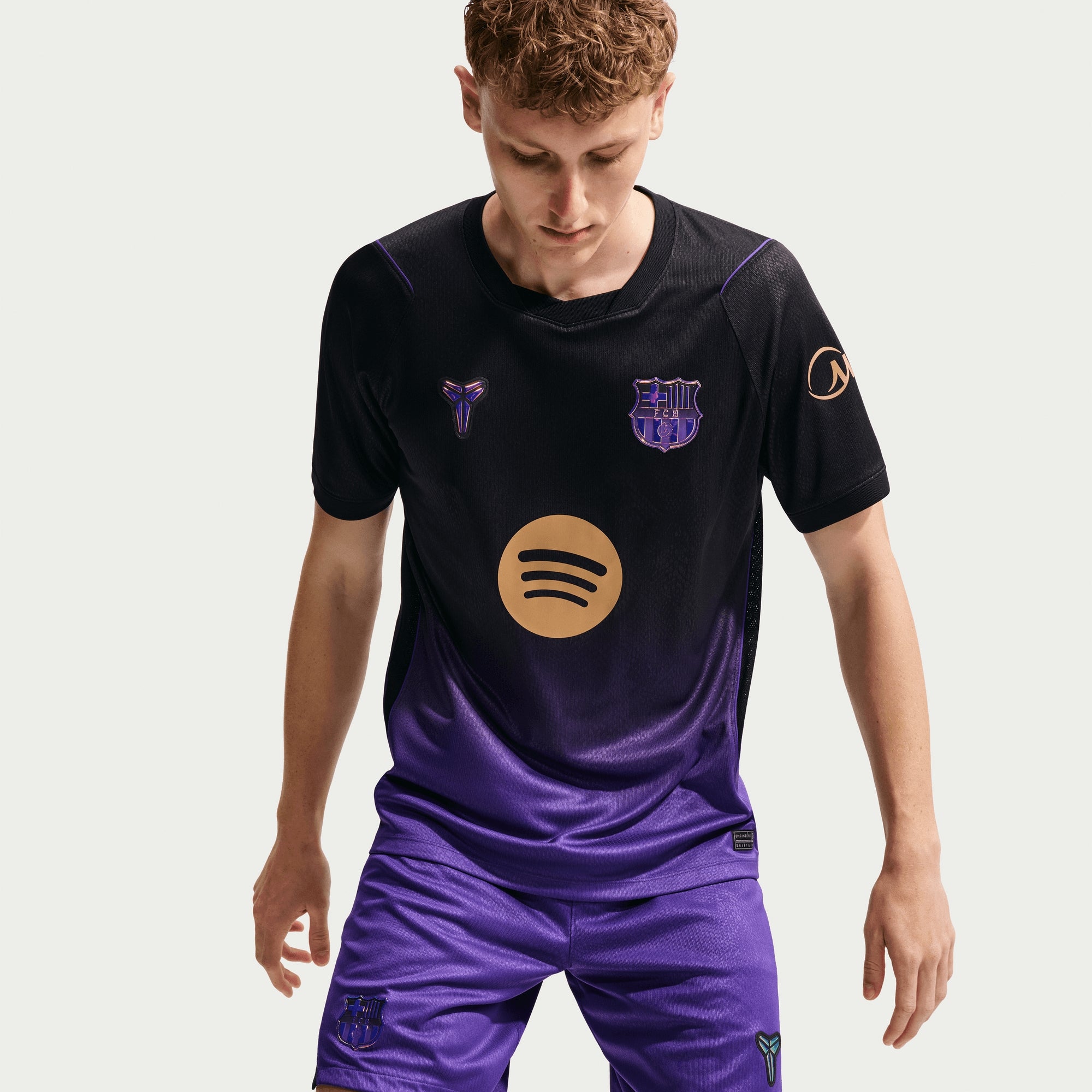 Nike x Kobe Bryant FC Barcelona 2026/27 Stadium Away Men's Dri-FIT Soccer Replica Jersey - Field Purple/Field Purple/Metallic Gold