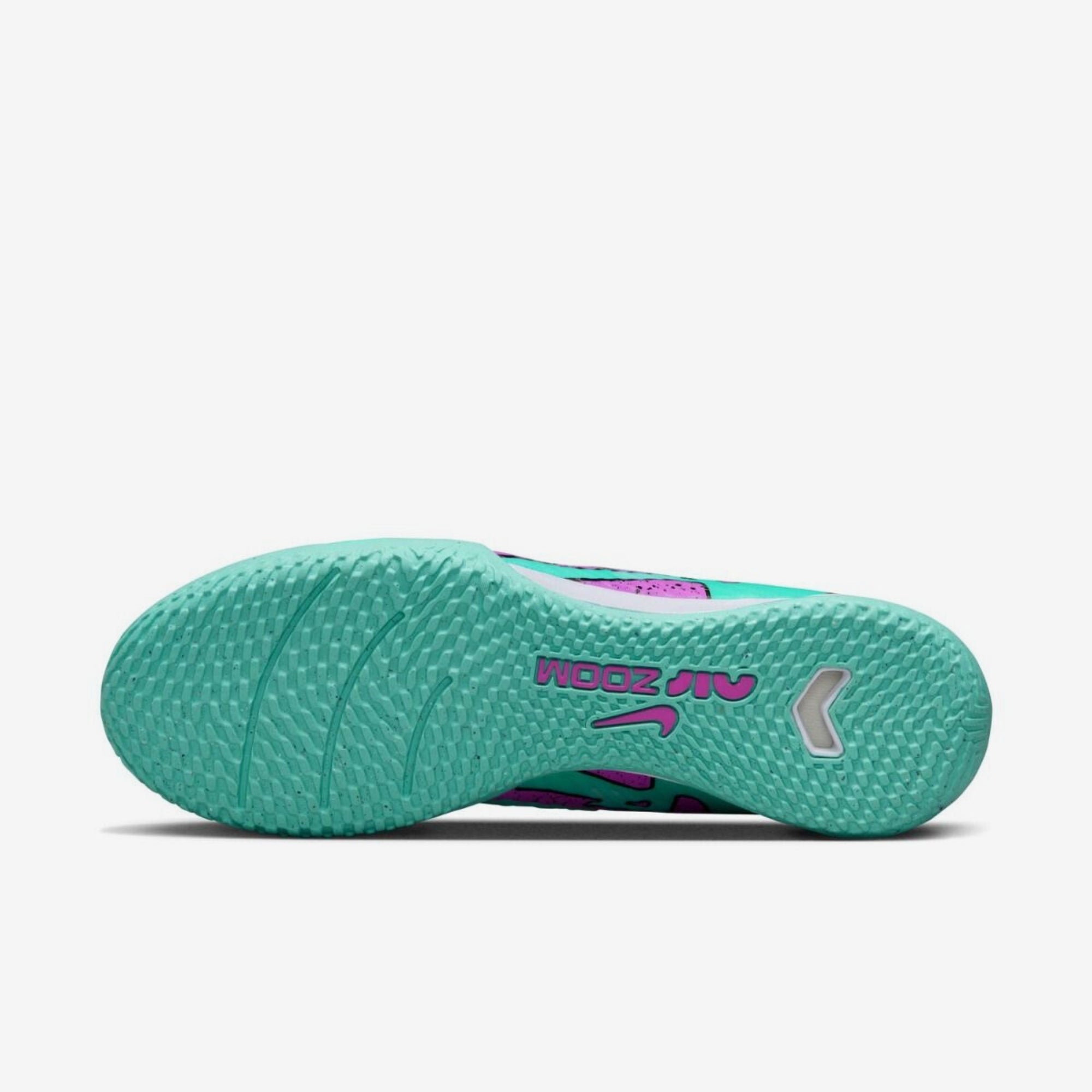 Nike Zoom Mercurial Superfly 9 Academy Indoor/Court High-Top Soccer Shoes - Hyper Turq/Fuchsia Dream-Black-White