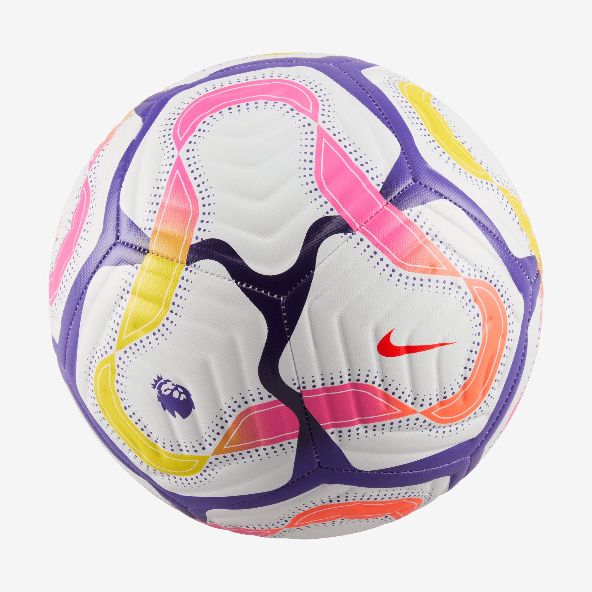 Nike Premier League Academy Soccer Ball - White/Disco Purple/Bright Crimson