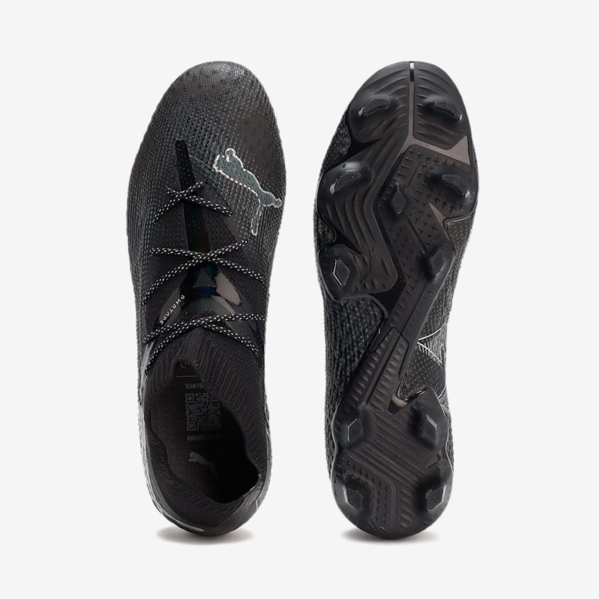 PUMA FUTURE 7 ULTIMATE Firm/Artificial-Ground Low-Top Soccer Cleats - PUMA Black-Silver