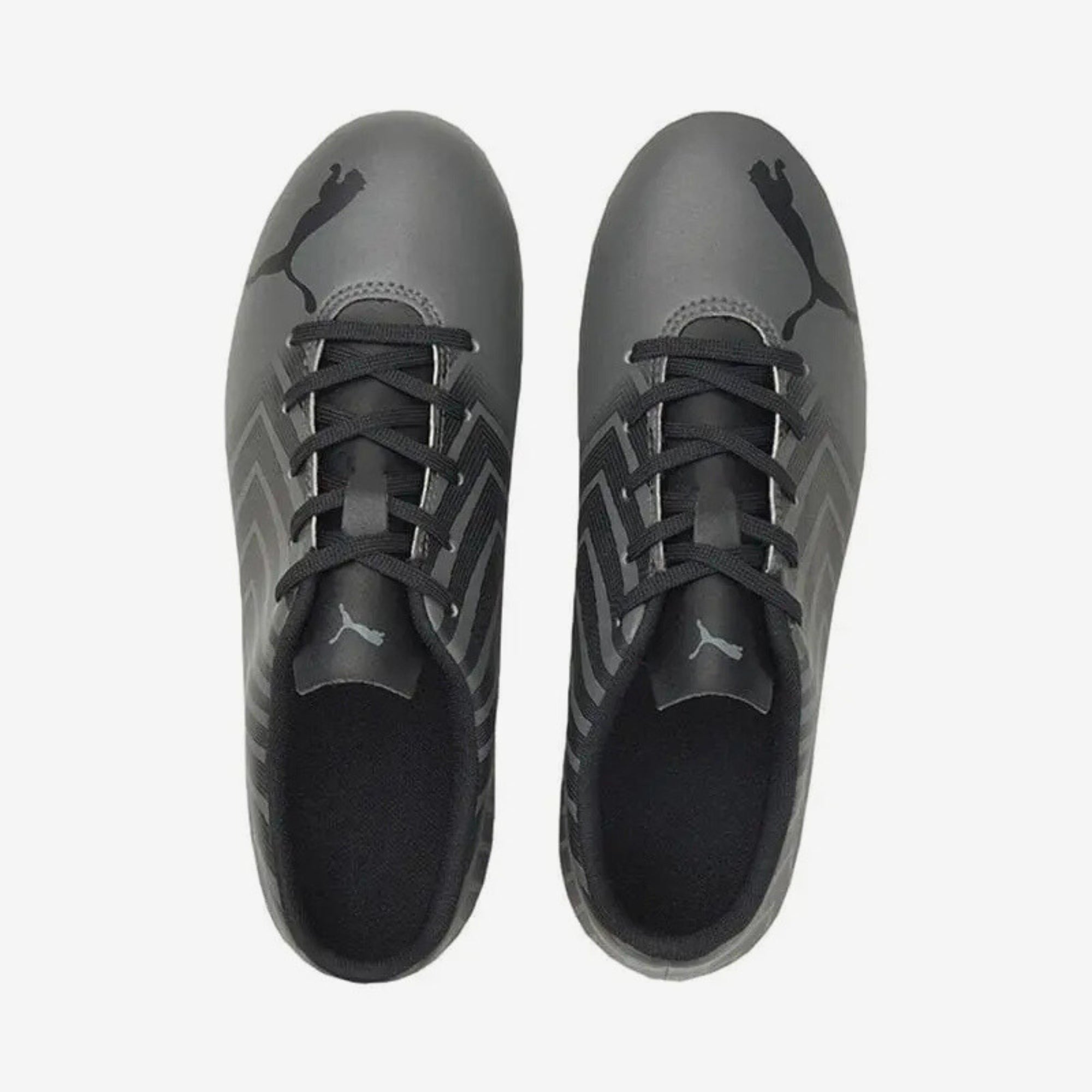 PUMA Jr. TACTO II Little/Big Kids' Firm/Artificial-Ground Low-Top Soccer Cleats - PUMA Black-Castlerock