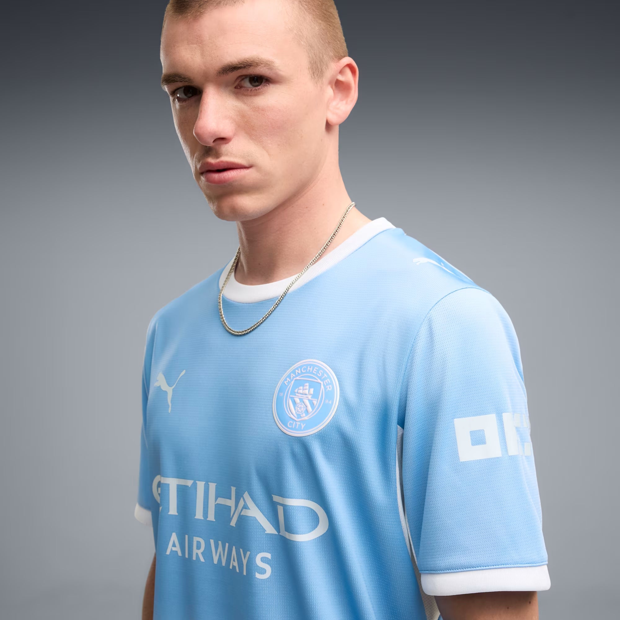 PUMA Manchester City 2026/27 Stadium Home Men's Soccer Jersey - Team Light Blue-Icy Blue