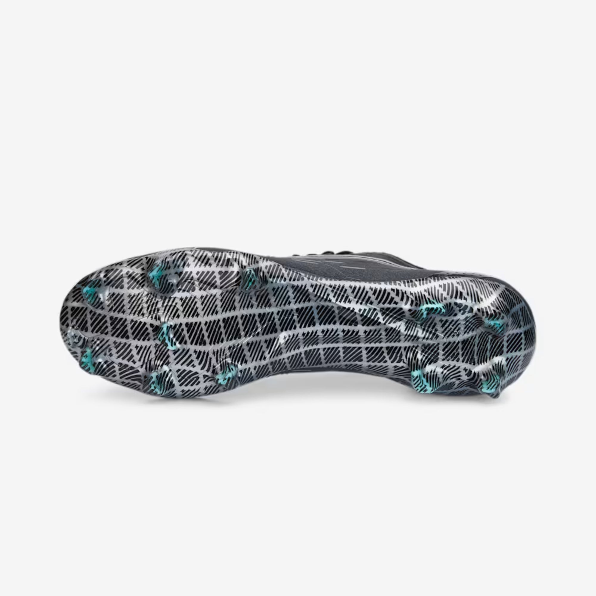 PUMA ULTRA ULTIMATE Firm/Artificial-Ground Low-Top Soccer Cleats - PUMA Black-PUMA White-Elektro Aqua