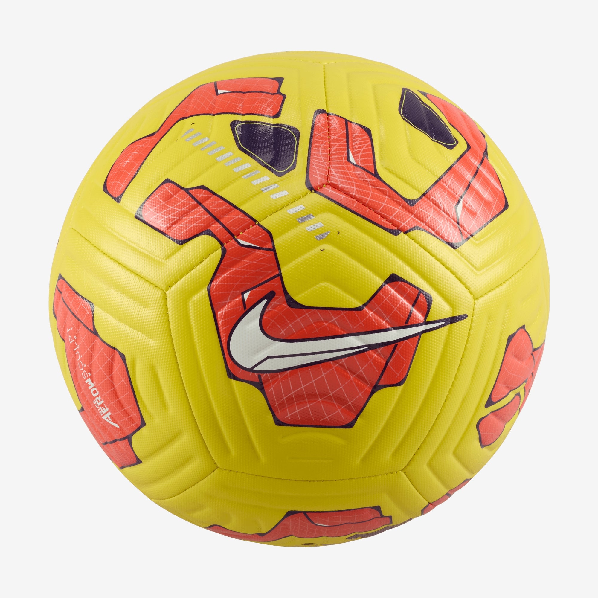 Nike Women's Super League Academy Soccer Ball - Yellow/Warm Red/White