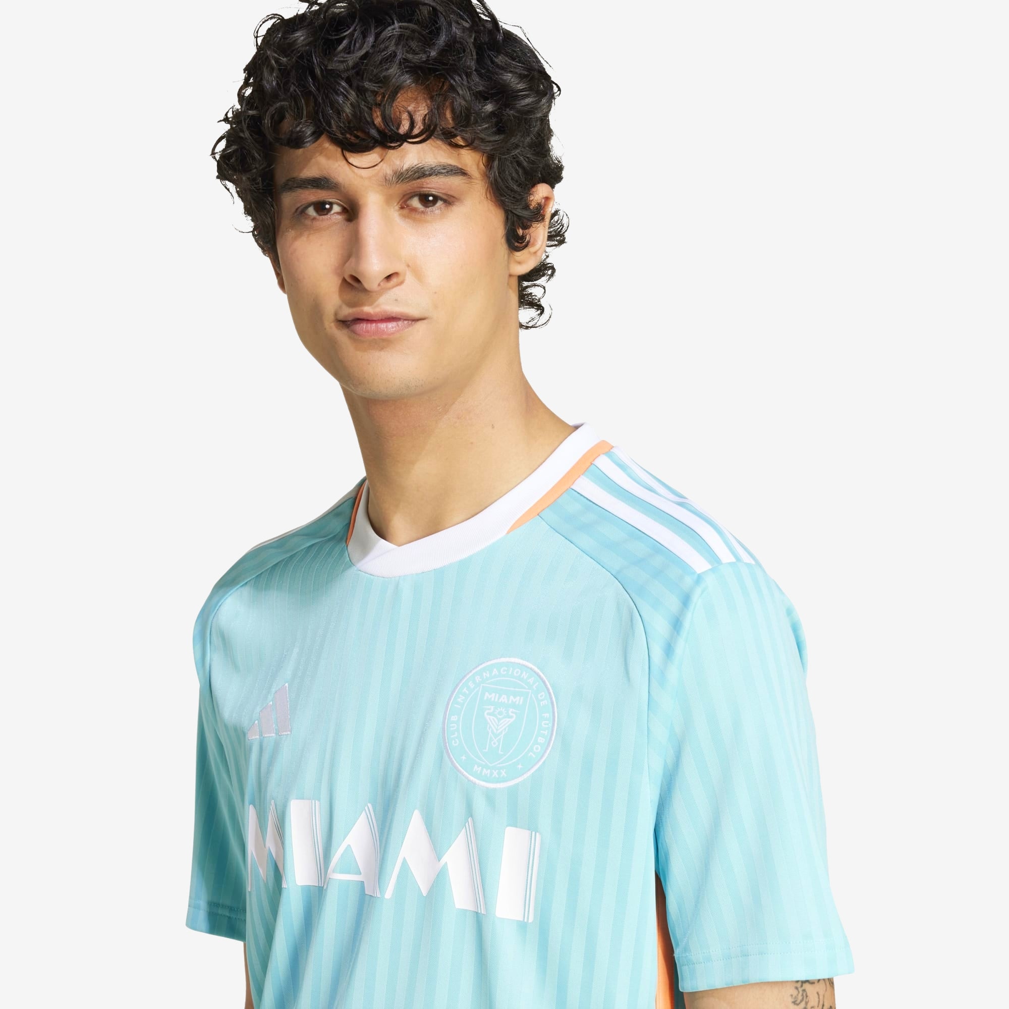 adidas 2024 Inter Miami CF Stadium Archive Messi Men's AEROREADY Soccer Replica Jersey - Easy Mint