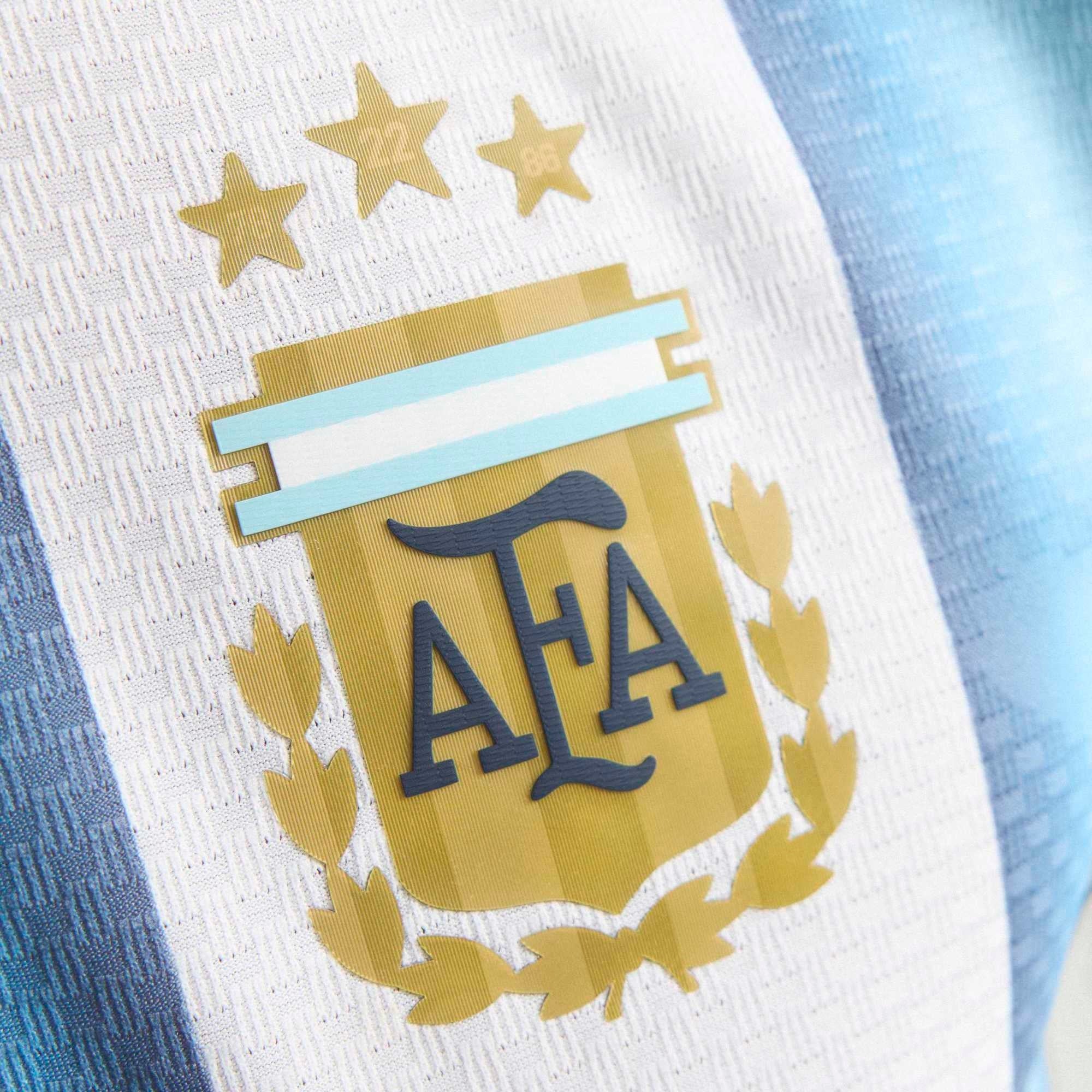 adidas Argentina 2026 Match Home Men's Soccer Authentic Jersey - White / Icey Blue / Light Blue