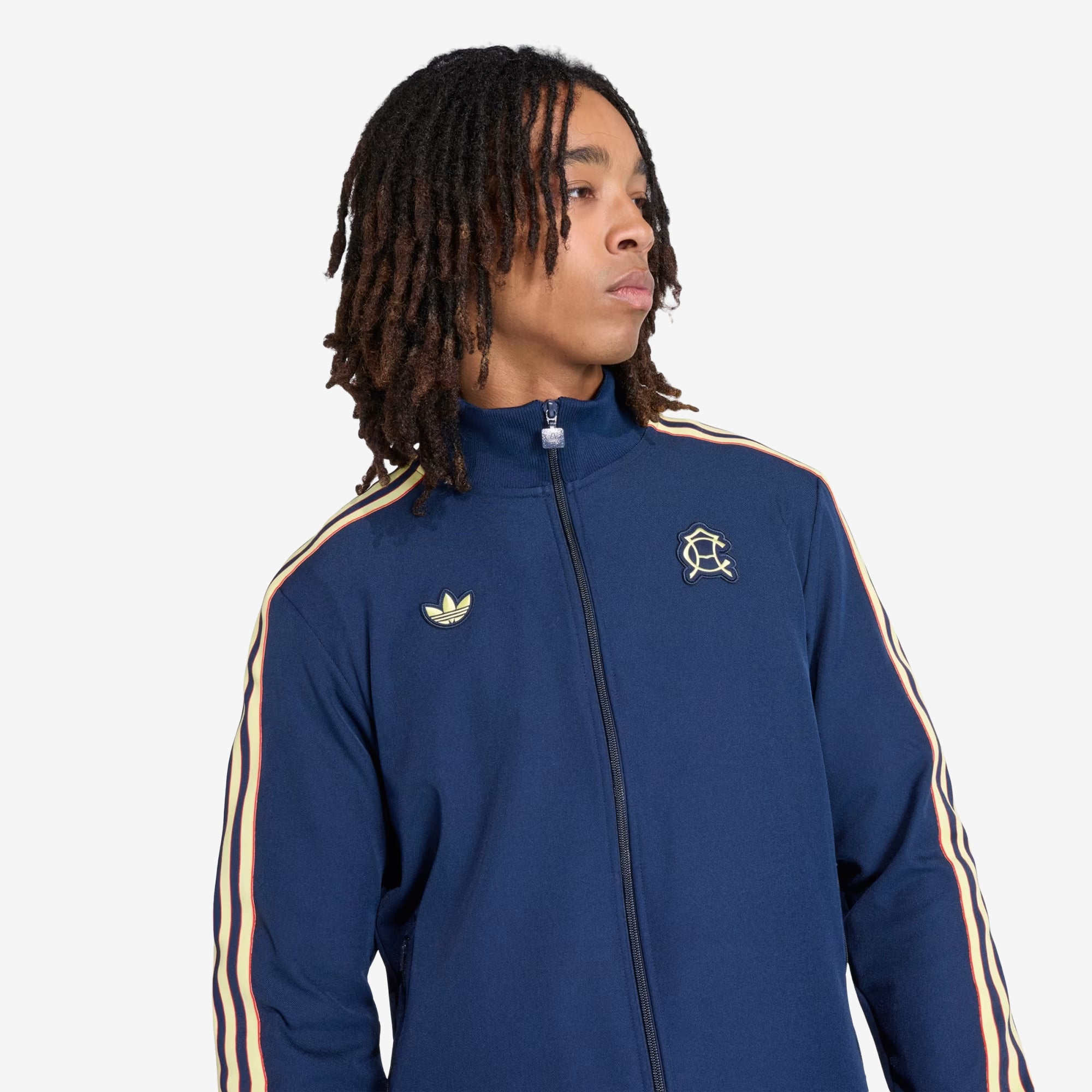 adidas Club América Icon Top Men's Full-Zip Soccer Track Jacket - Collegiate Navy
