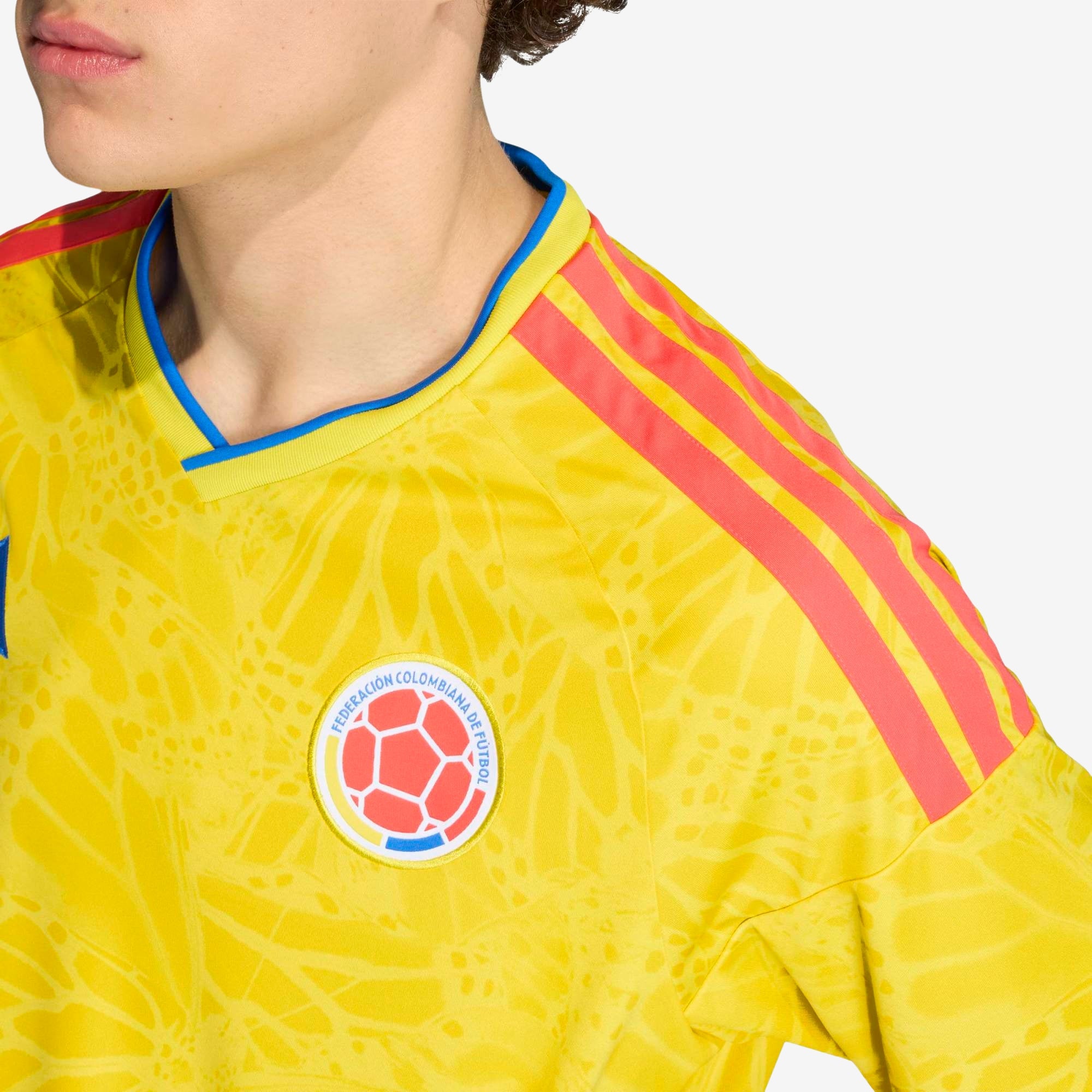 adidas Colombia 2026 Stadium Home Men's Soccer Jersey - Impact Yellow