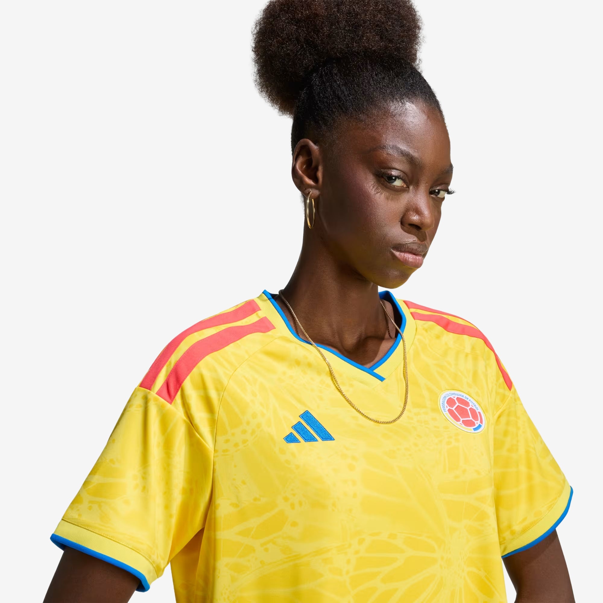 adidas Colombia 2026 Stadium Home Women's Soccer Jersey - Impact Yellow