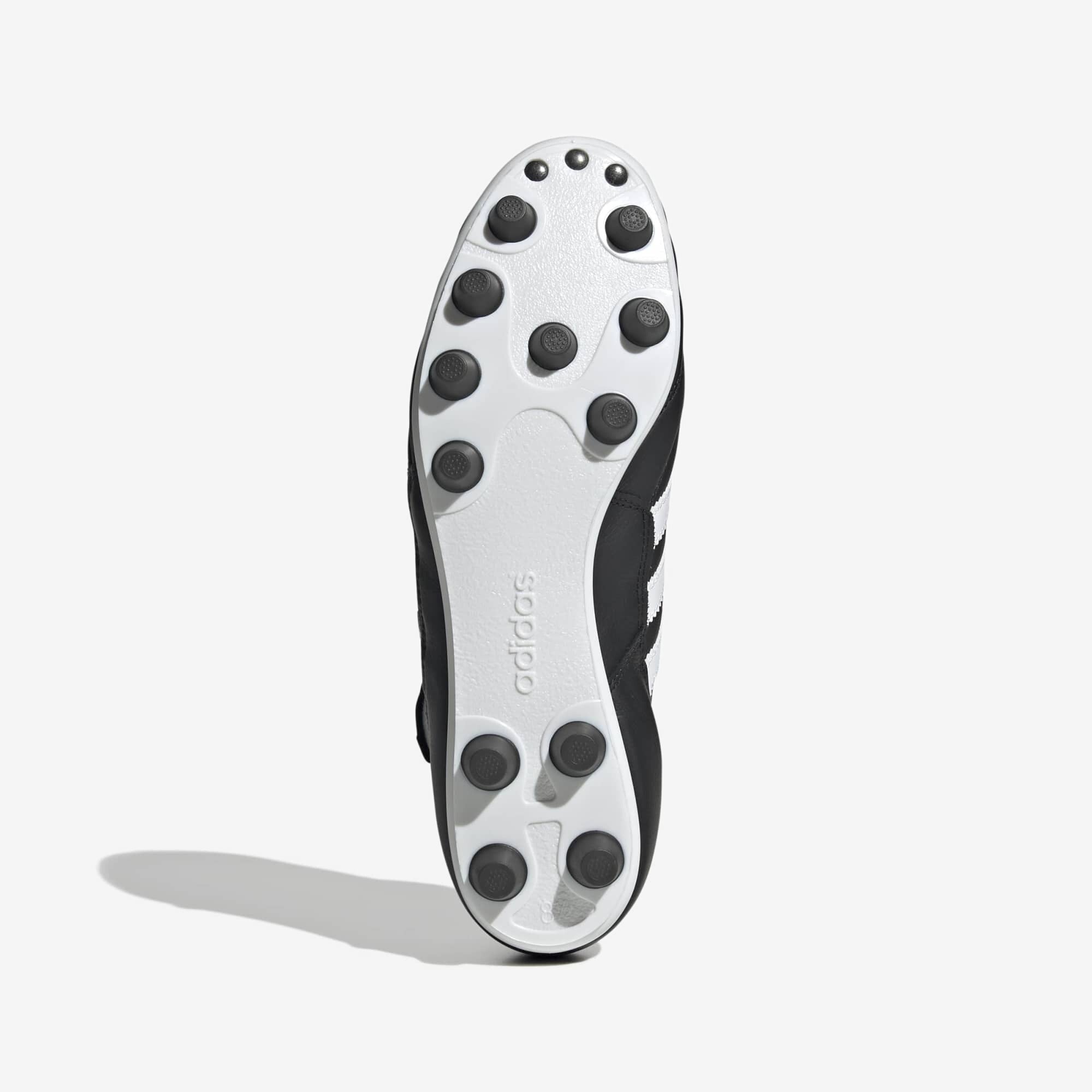 adidas Copa Mundial Firm-Ground Low-Top Soccer Cleats - Core Black / Cloud White / Silver Metallic