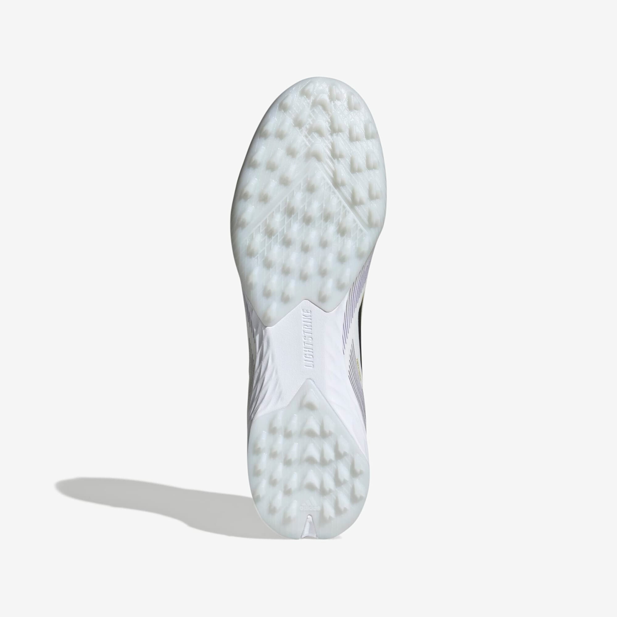 adidas F50 Pro Turf Low-Top Soccer Shoes - Cloud White / Core Black / Gold Metallic