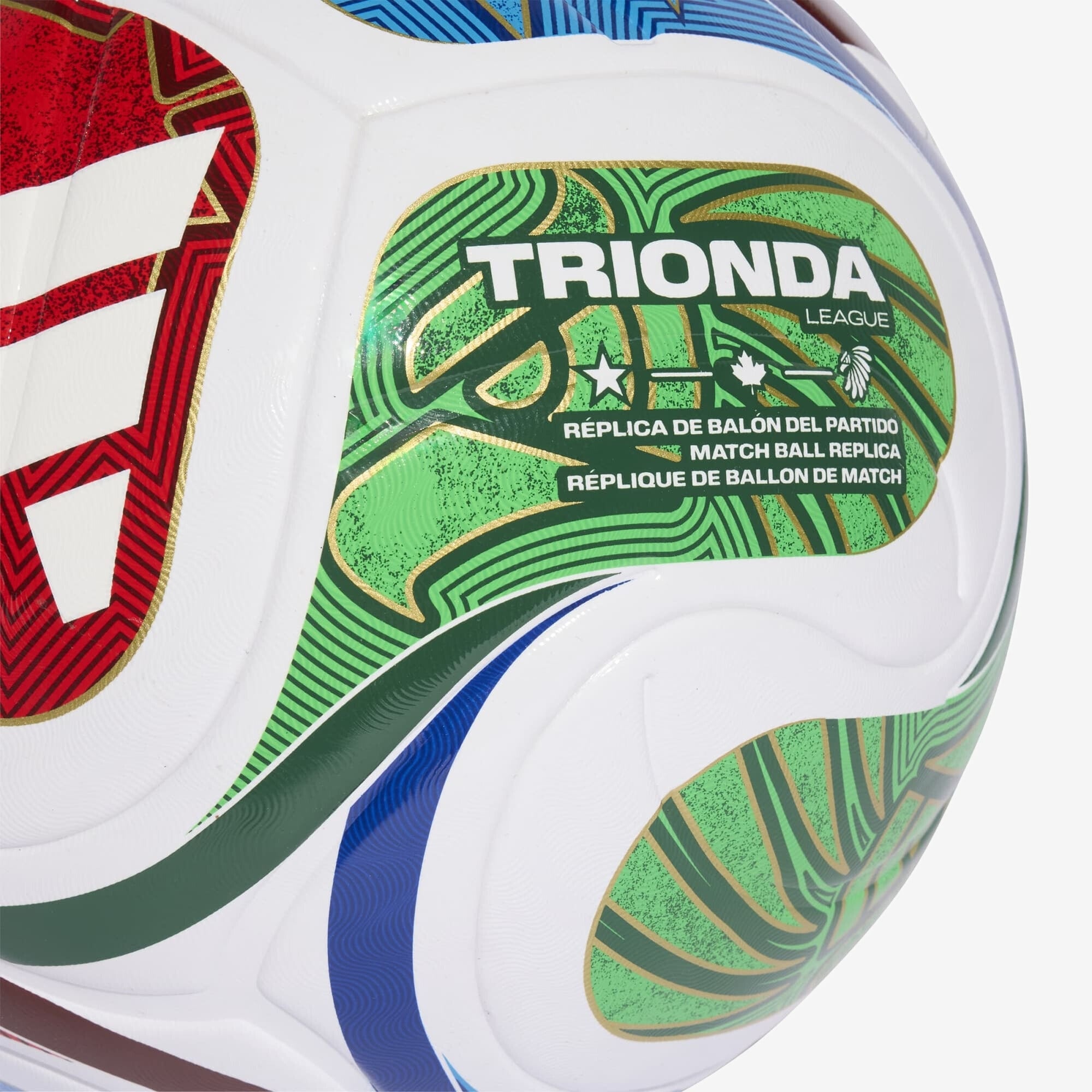 adidas FIFA World Cup 26™ Trionda League Soccer Ball - White / Team Royal Blue / Solar Blue / Power Red