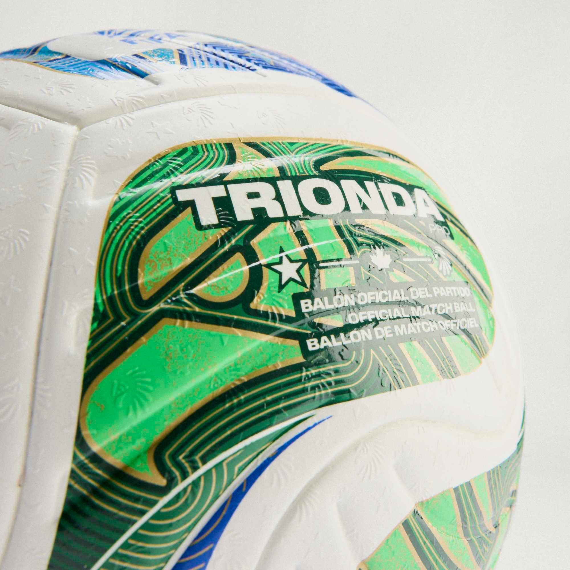 adidas FIFA World Cup 26™ Trionda Pro Soccer Ball - White / Solar Blue / Hi-Res Red / Flash Lime
