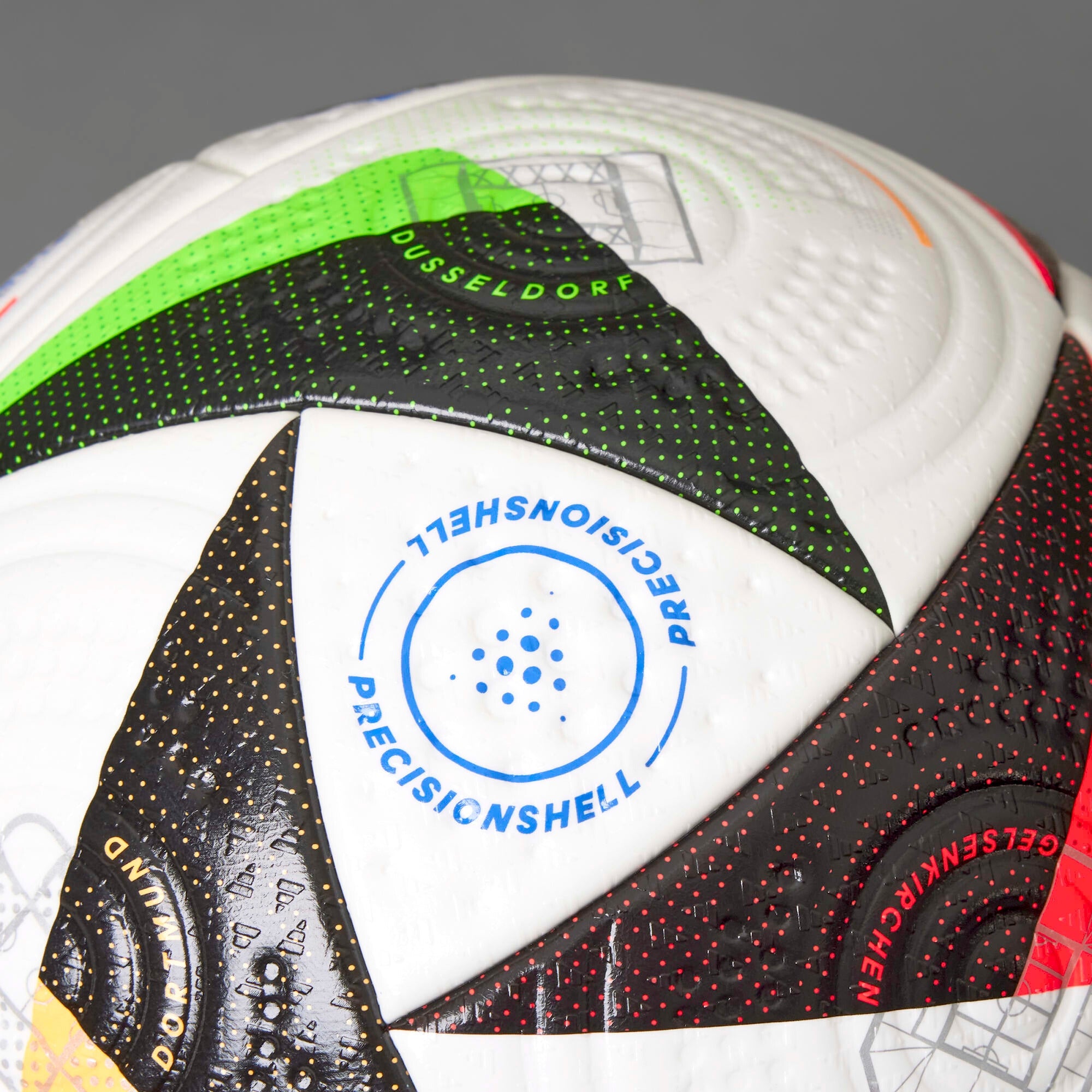 adidas Fussballliebe Pro Soccer Ball - White / Black / Glow Blue