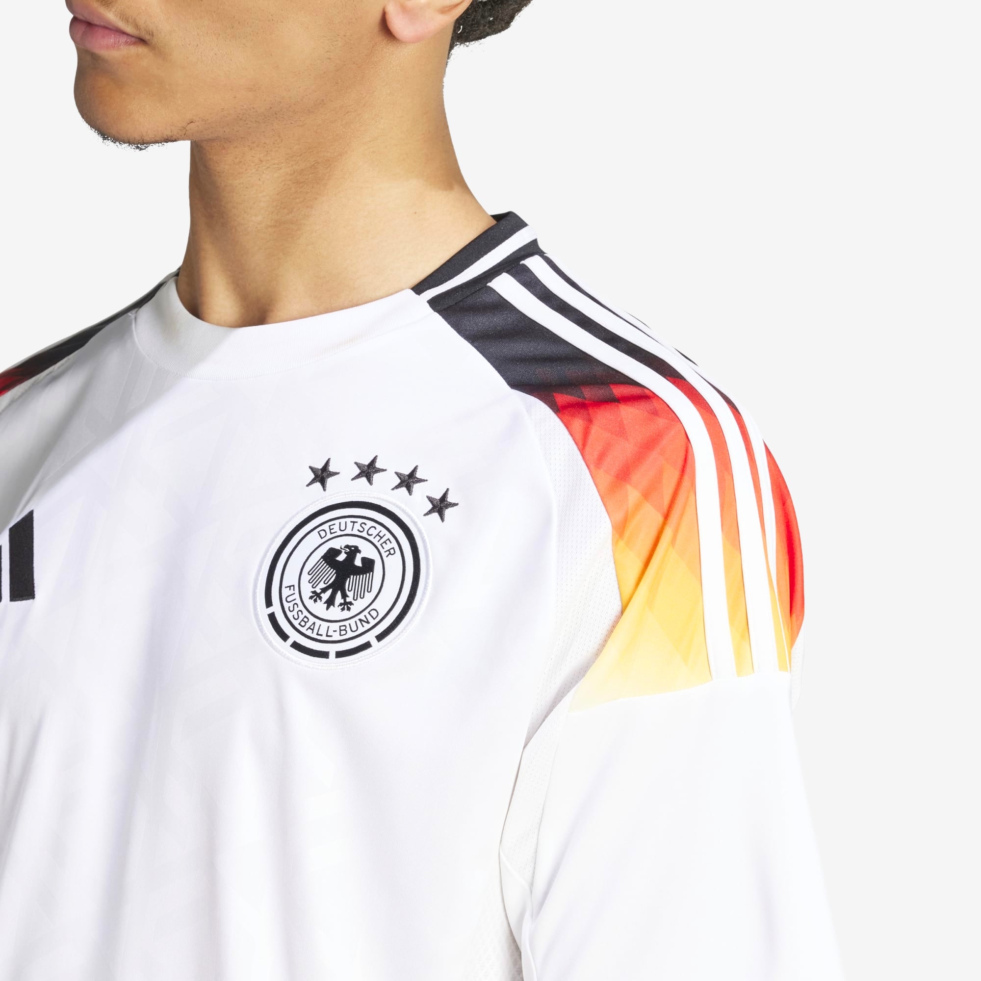 adidas Germany 2024 Stadium Home Men's AEROREADY Soccer Replica Jersey - White