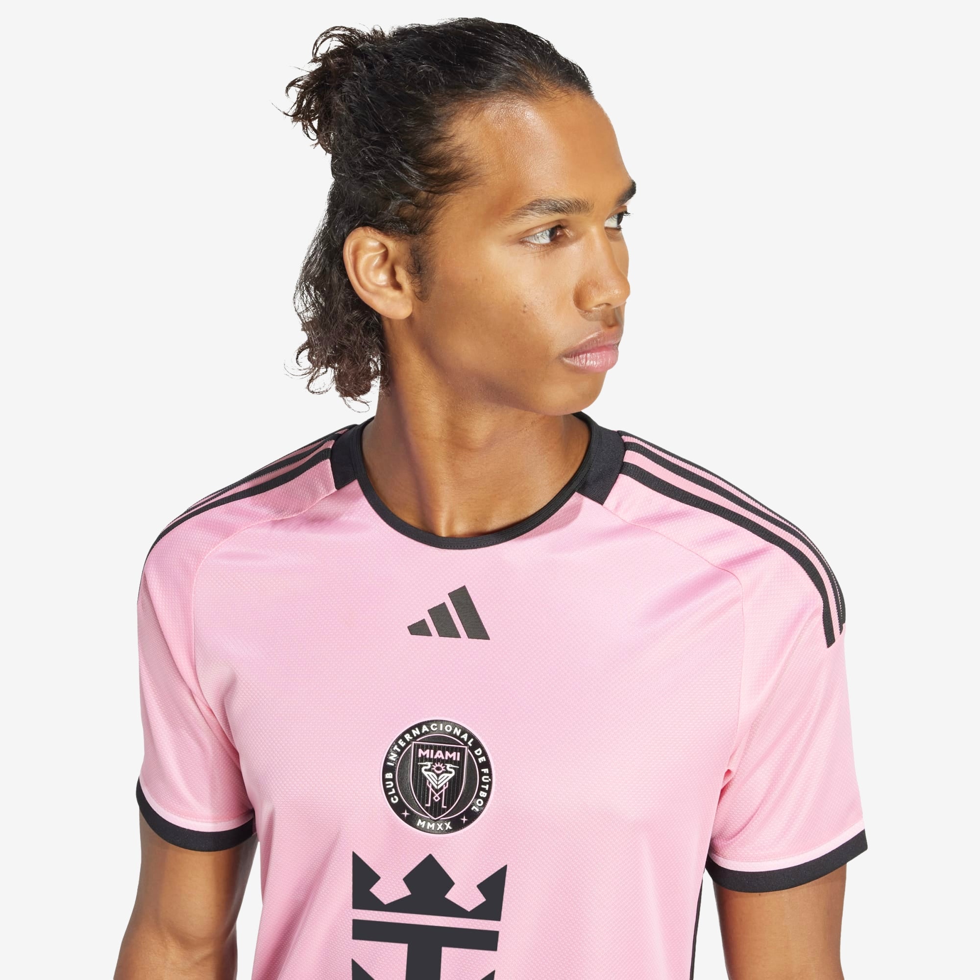 adidas Inter Miami CF 2024/25 Match Home Men's AEROREADY Soccer Authentic Jersey - Easy Pink