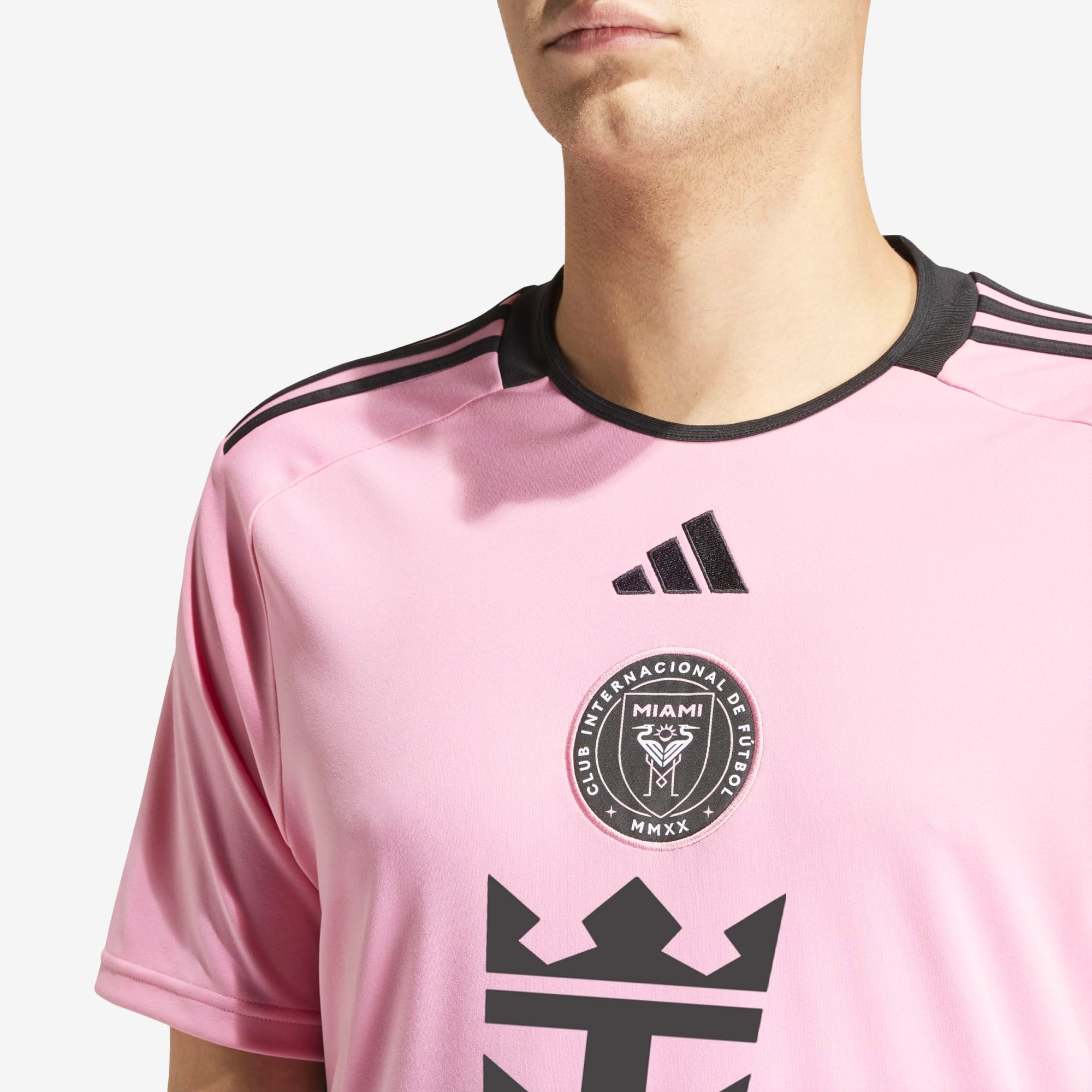 adidas Inter Miami CF 2024/25 Stadium Home Men's AEROREADY Soccer Replica Jersey - Easy Pink