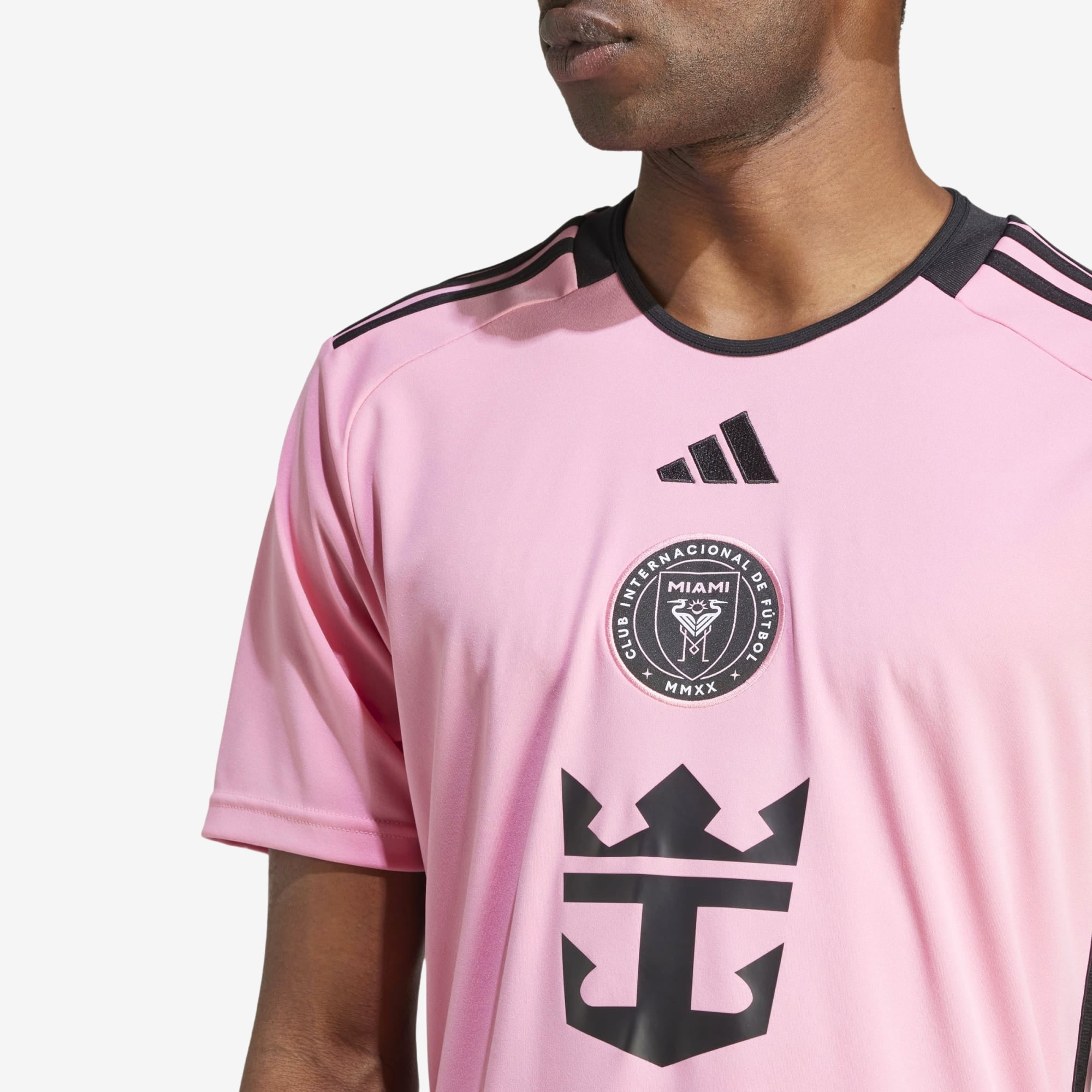 adidas Inter Miami CF 2024/25 Messi Stadium Home Men's AEROREADY Soccer Replica Jersey - Easy Pink