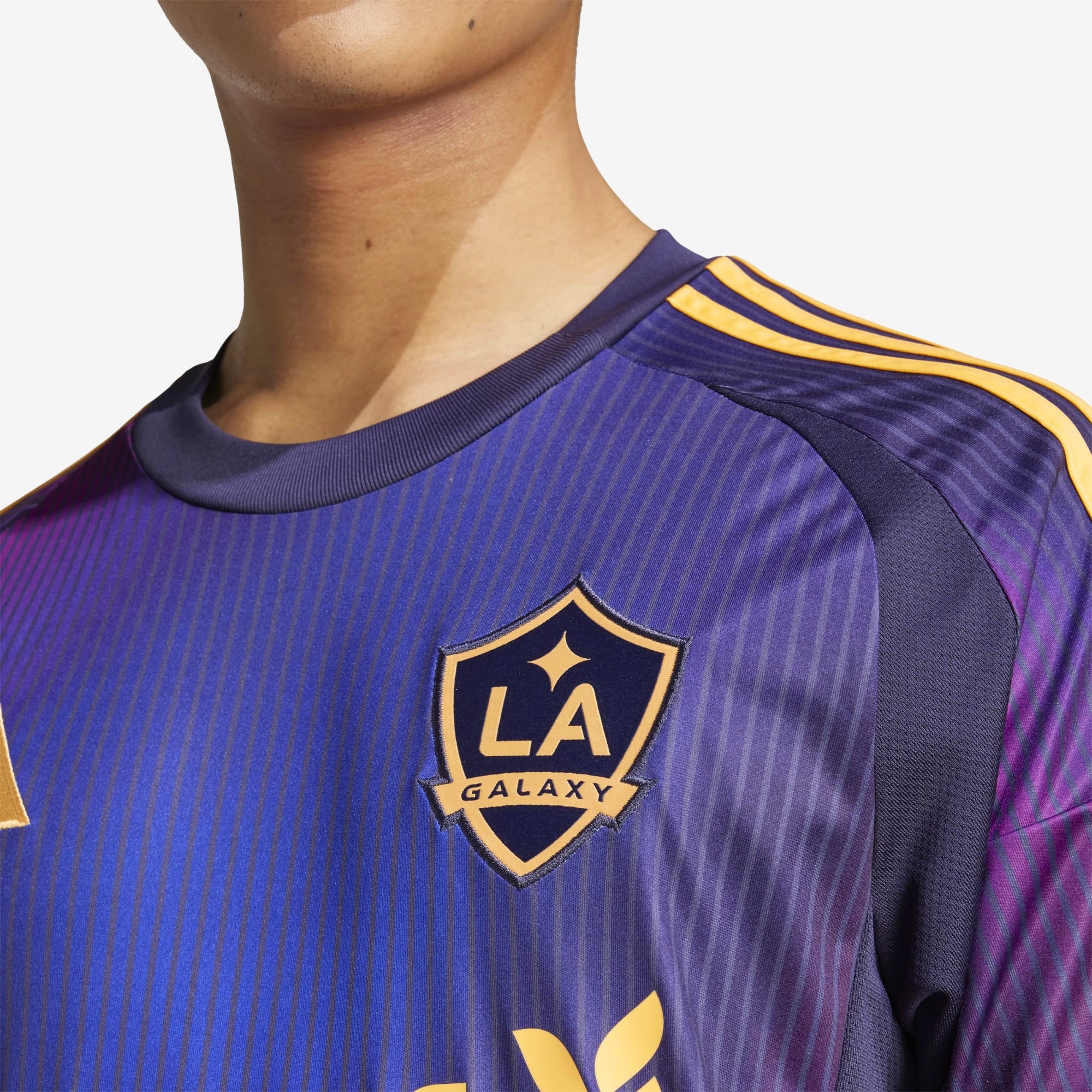 adidas LA Galaxy 2025/26 Stadium Away Men's AEROREADY Soccer Replica Jersey - Noble Ink