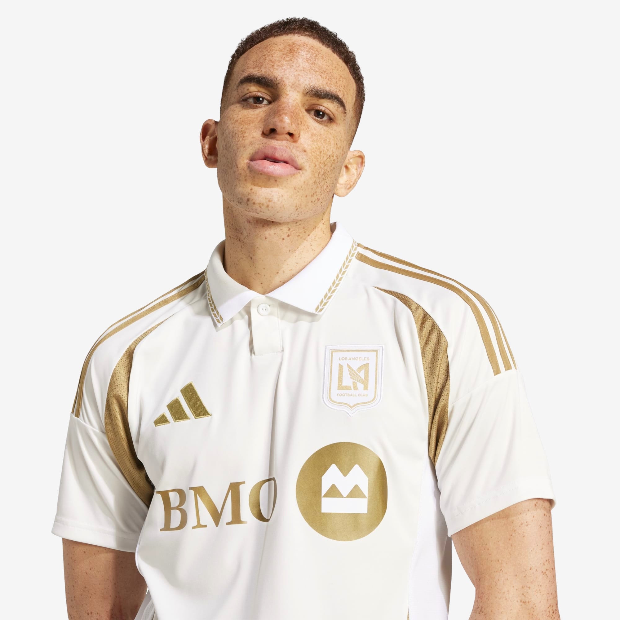 adidas LAFC 2025/26 Stadium Away Men's AEROREADY Soccer Replica Jersey - White