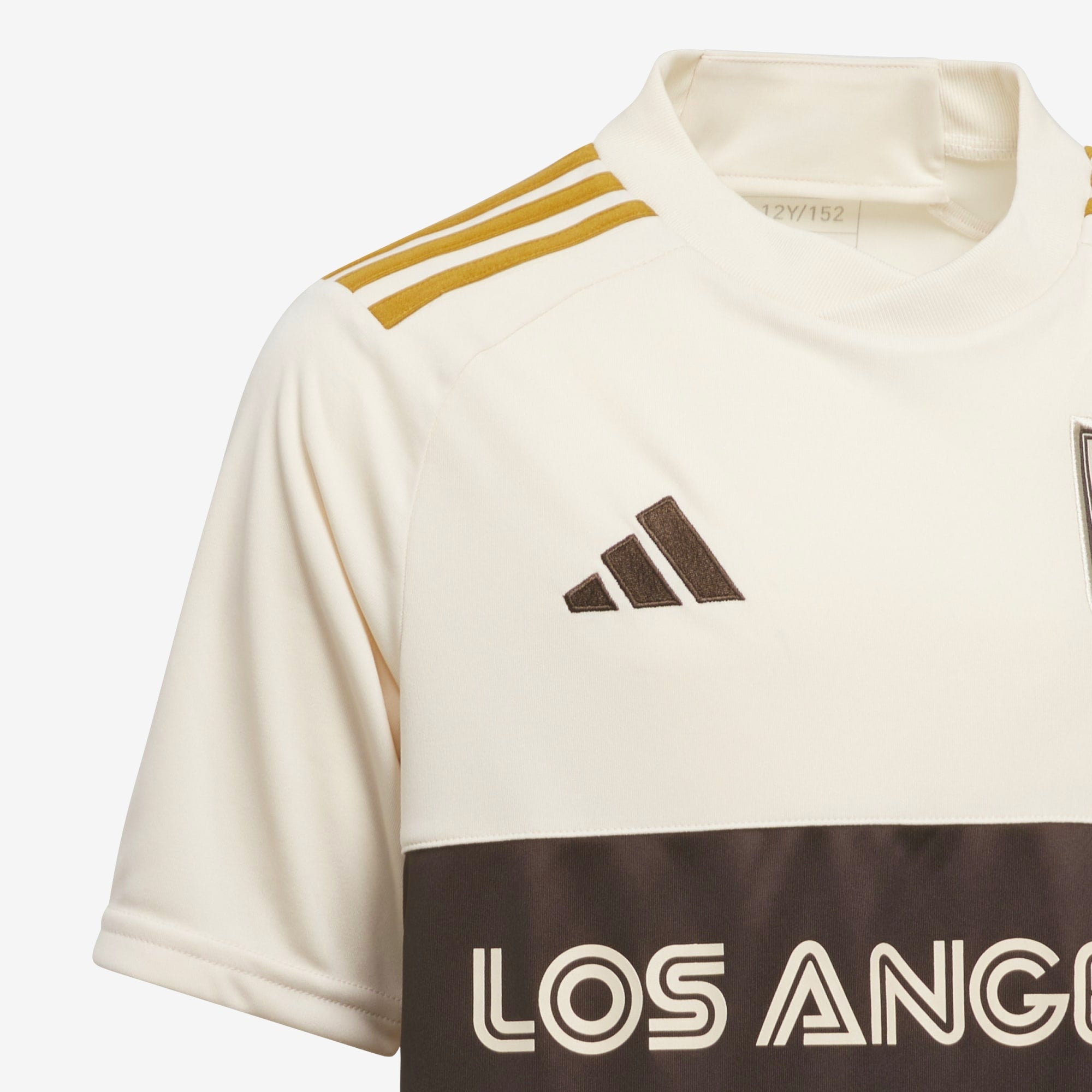 adidas Los Angeles FC 2024 Stadium Archive Big Kids' AEROREADY Soccer Replica Jersey - Linen