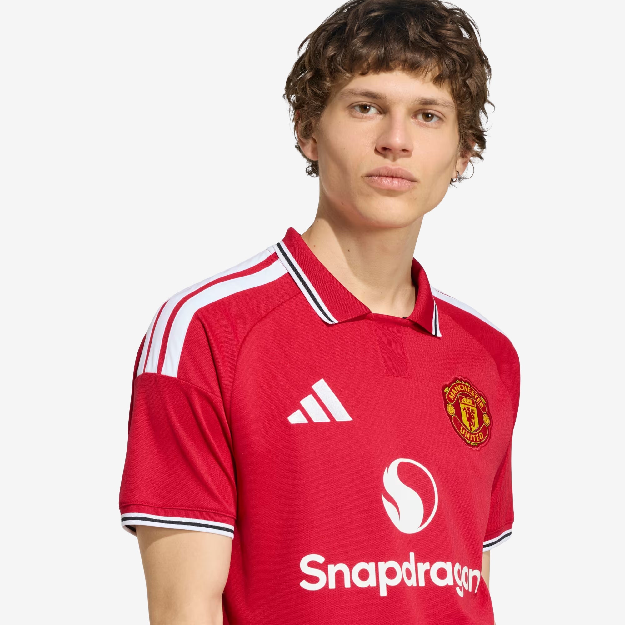 adidas Manchester United 2026/27 Stadium Home Men's Soccer Jersey - Mufc Red