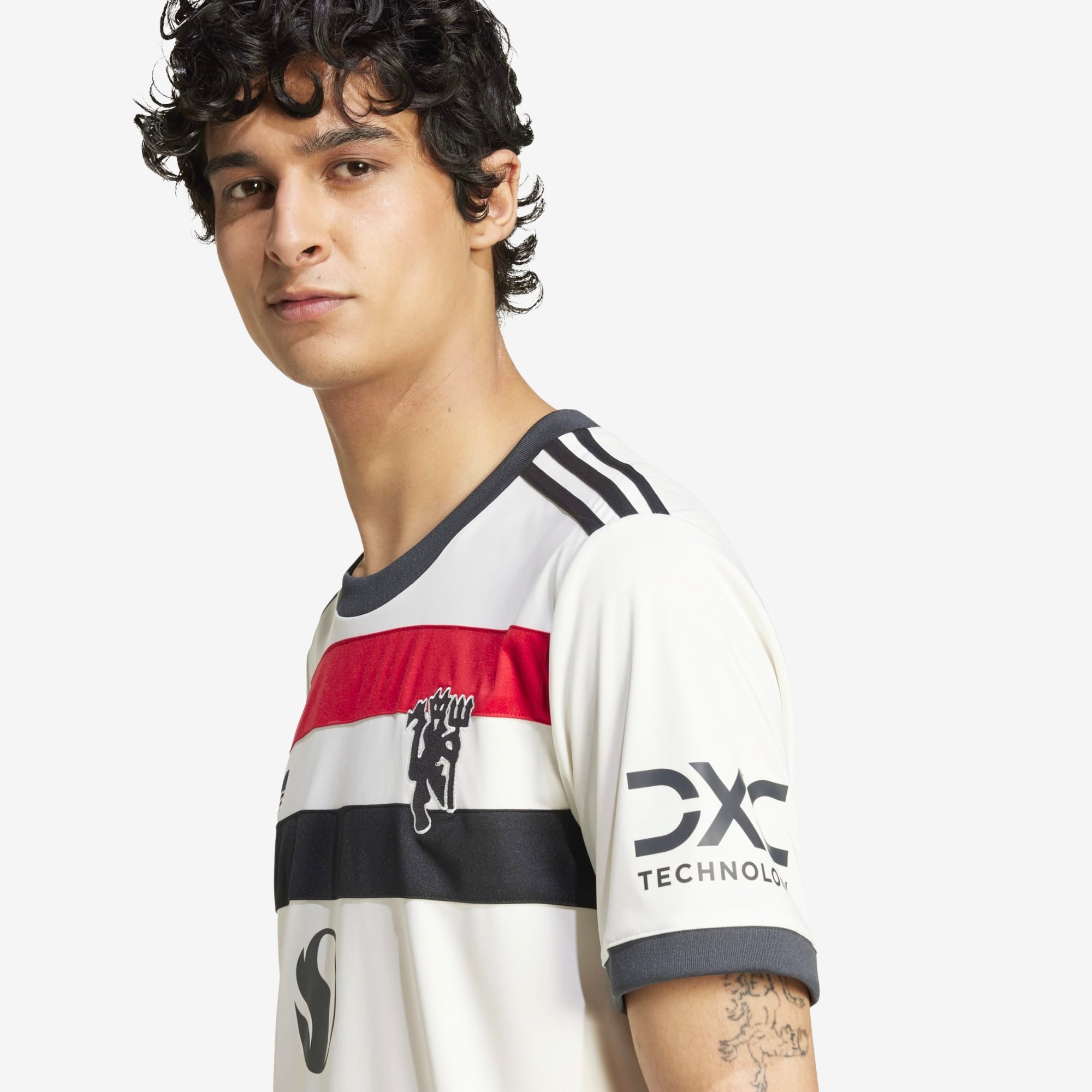 adidas Manchester United 2024/25 Stadium Third Men's AEROREADY Soccer Replica Jersey - Off White