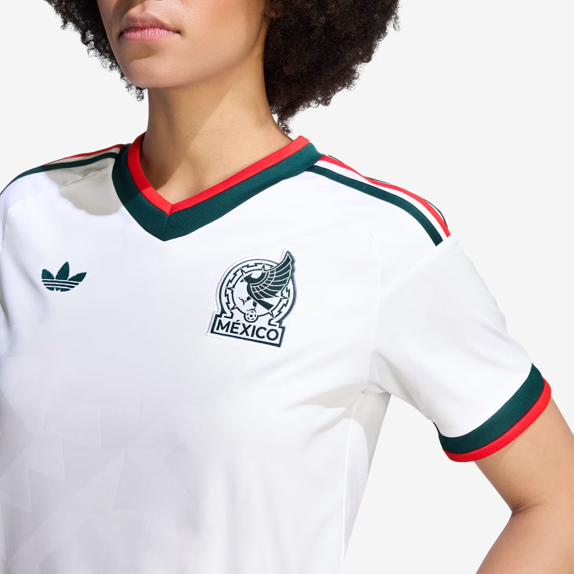 adidas Mexico 2026 Stadium Away Women's Soccer Jersey - White