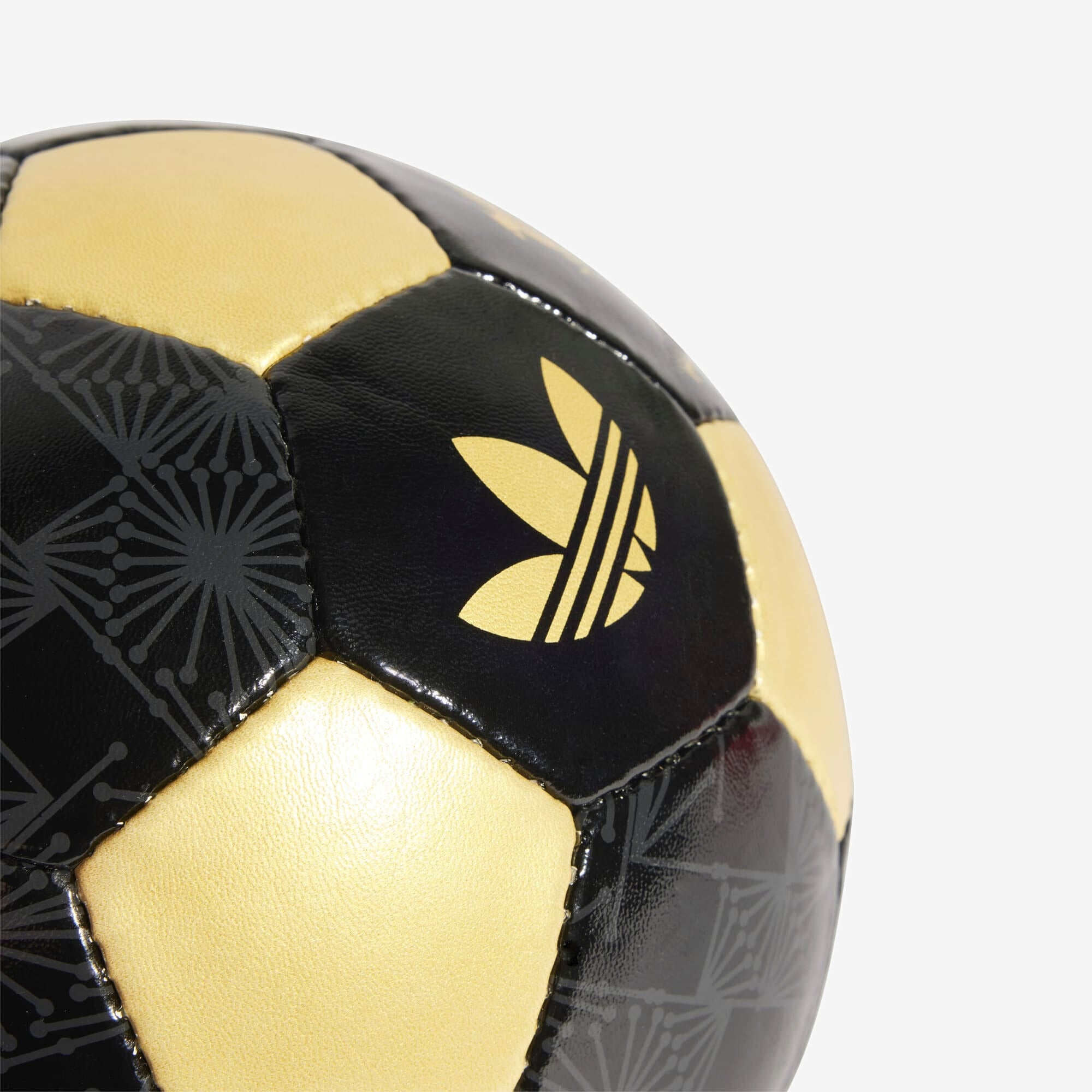 adidas Mexico Gold Kit Club Soccer Ball - Black / Utility Black / Gold Metallic