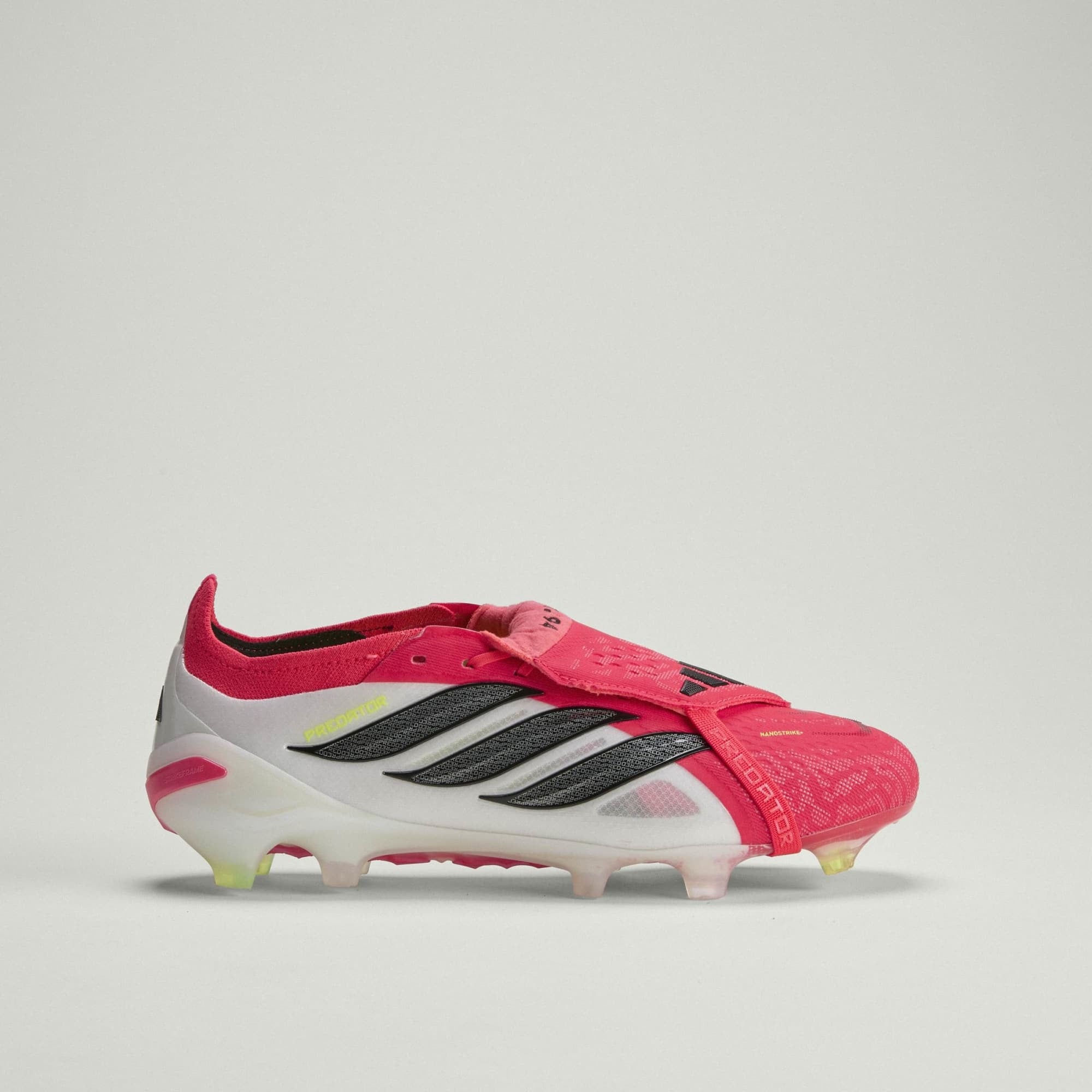 adidas Predator Elite Fold-Over Tongue Firm-Ground Low-Top Soccer Cleats - Lucid Red / Core Black / Cloud White