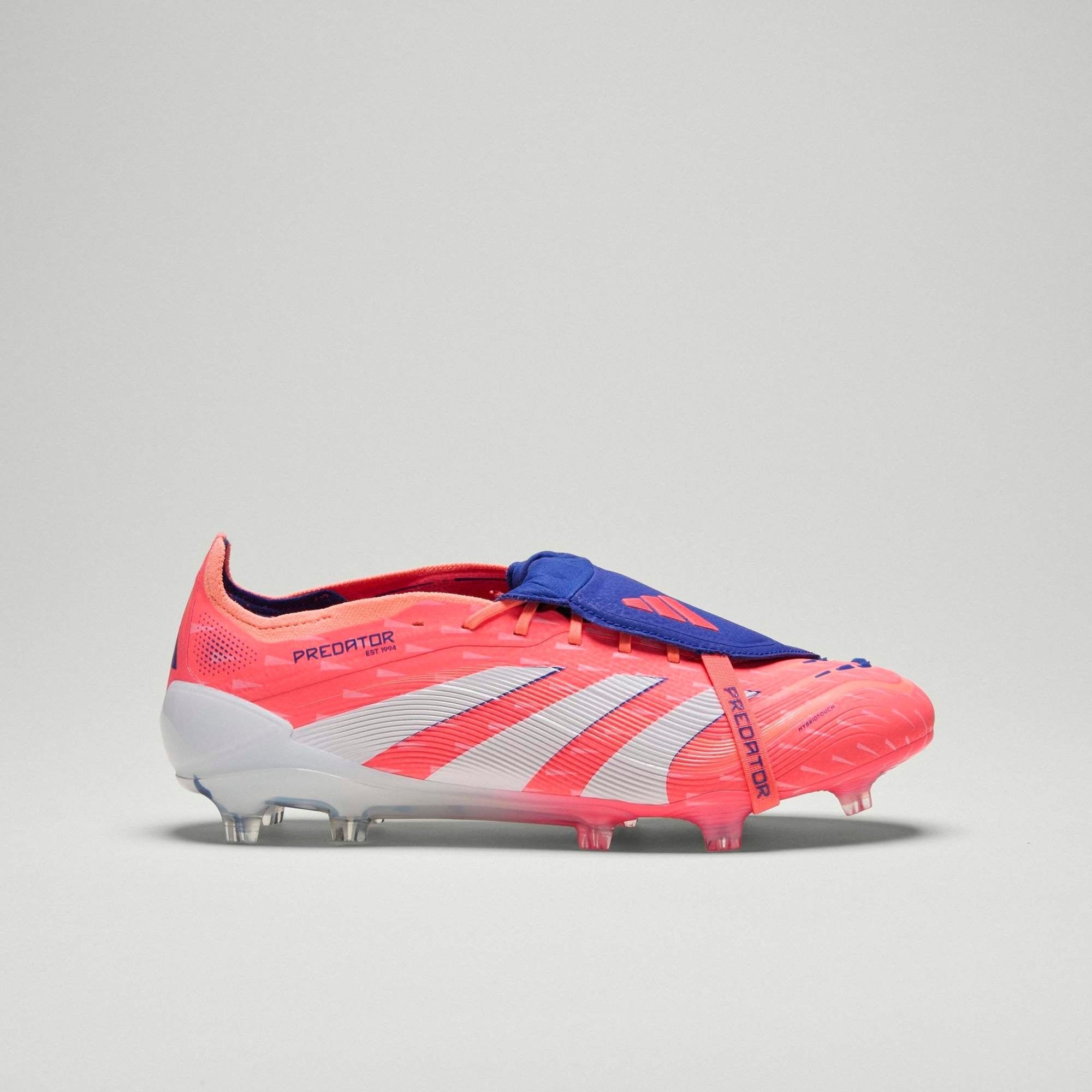 adidas Predator Elite Fold-Over Tongue Firm-Ground Low-Top Soccer Cleats - Signal Coral / Cloud White / Beam Orange