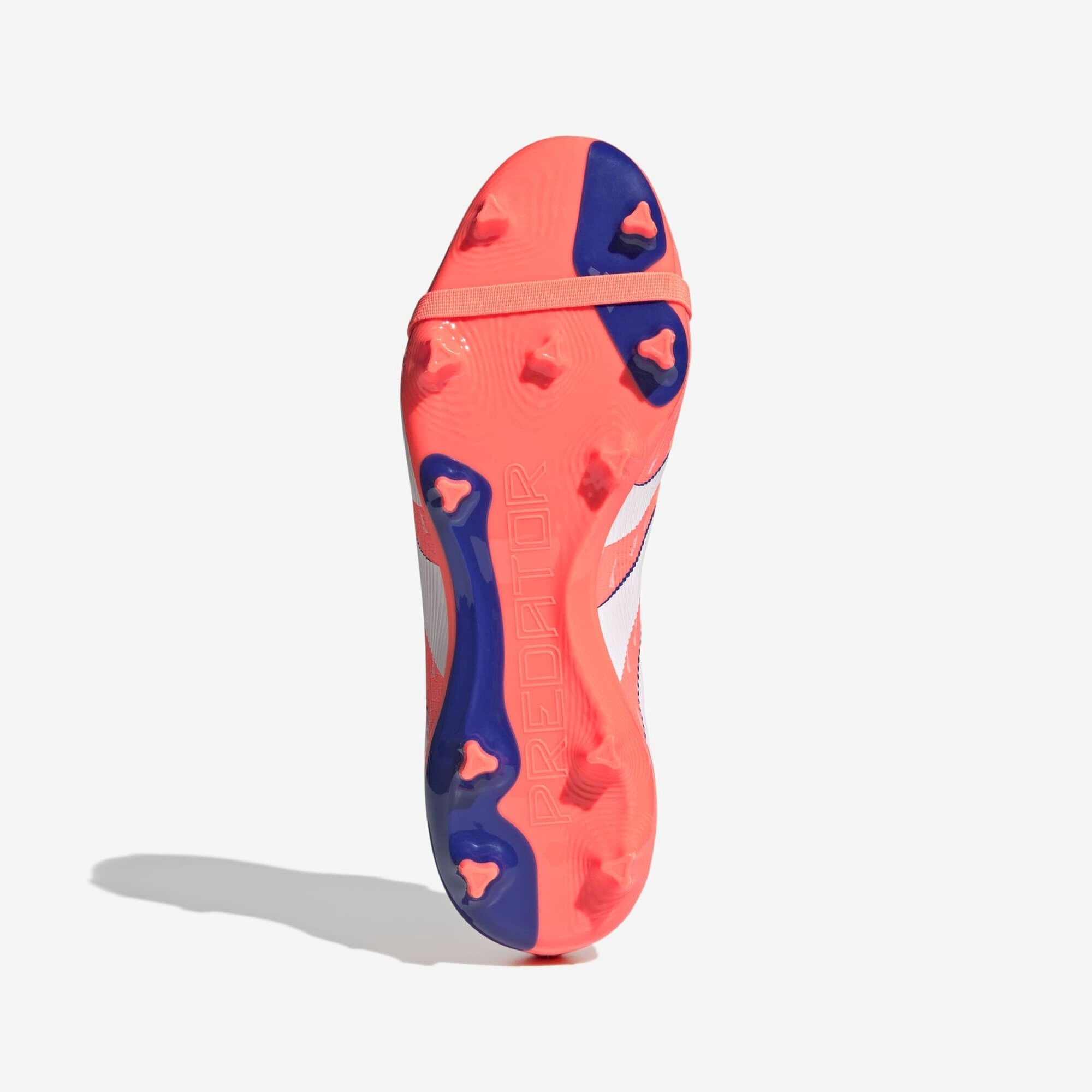 adidas Predator League Fold-Over Tongue Firm/Multi-Ground Low-Top Soccer Cleats - Signal Coral / Cloud White / Beam Orange
