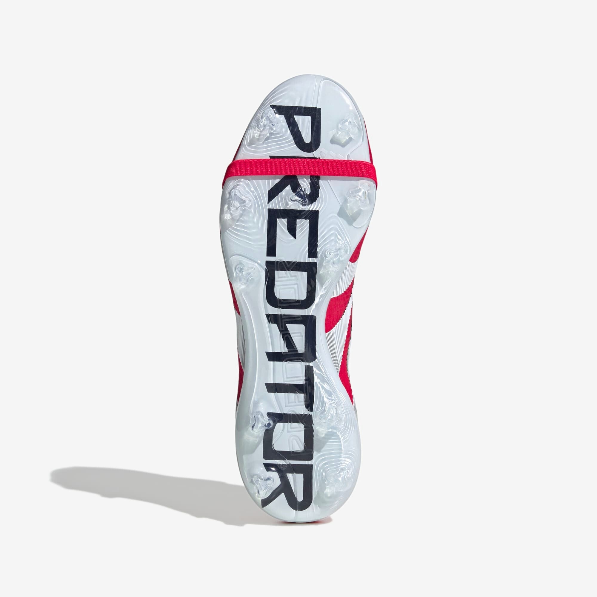 adidas Predator Pro Fold-Over Tongue FG Low-Top Soccer Cleats - Lucid Red / Cloud White / Core Black