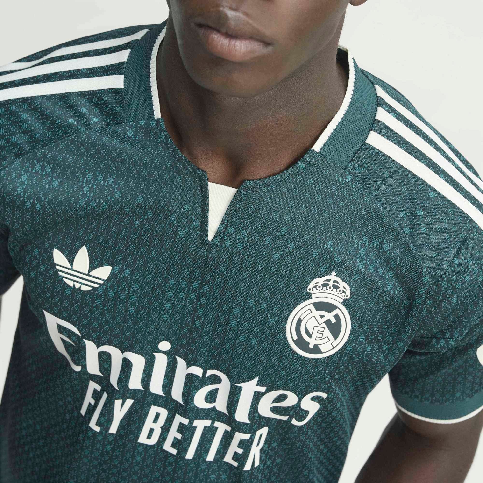 adidas Real Madrid 2026/27 Match Away Men's Soccer Authentic Jersey - Aurora Ivy