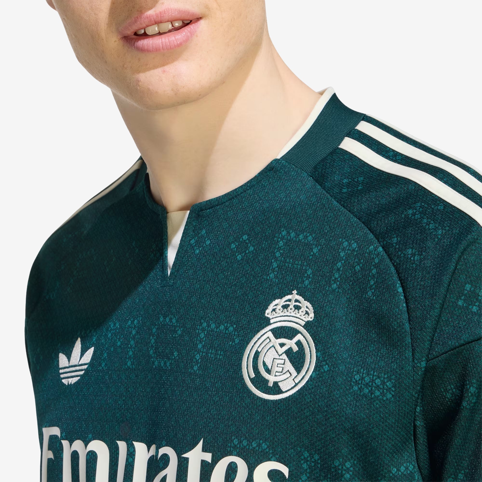 adidas Real Madrid 2026/27 Stadium Away Men's Soccer Jersey - Aurora Ivy