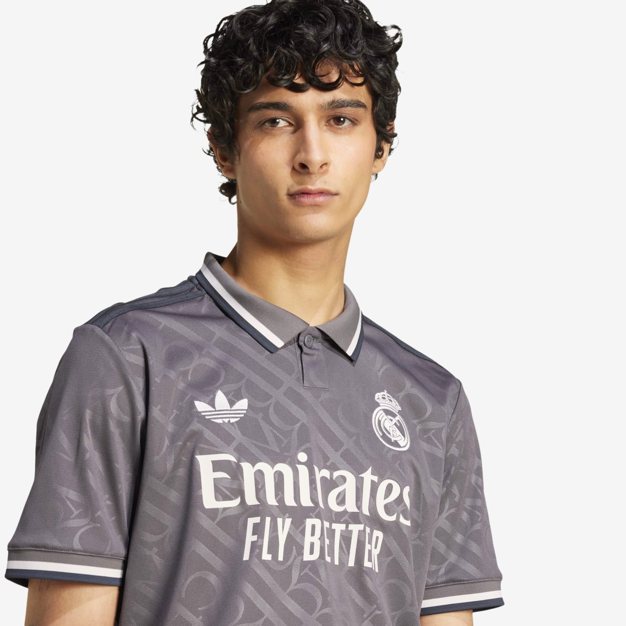 adidas Real Madrid 2024/25 Stadium Third Men's AEROREADY Soccer Replica Jersey - Charcoal