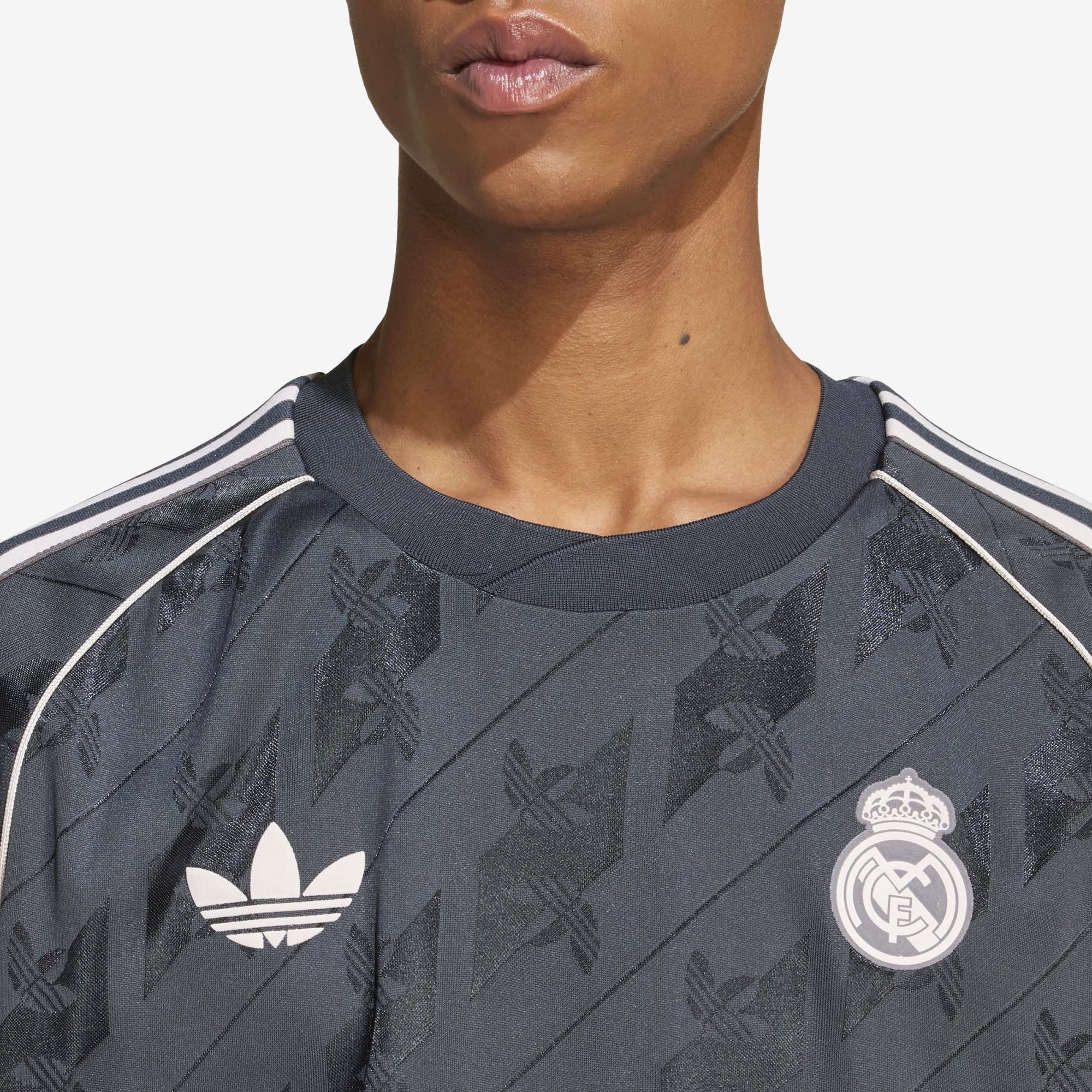 adidas Real Madrid LFSTLR Men's Soccer Jersey - Grey