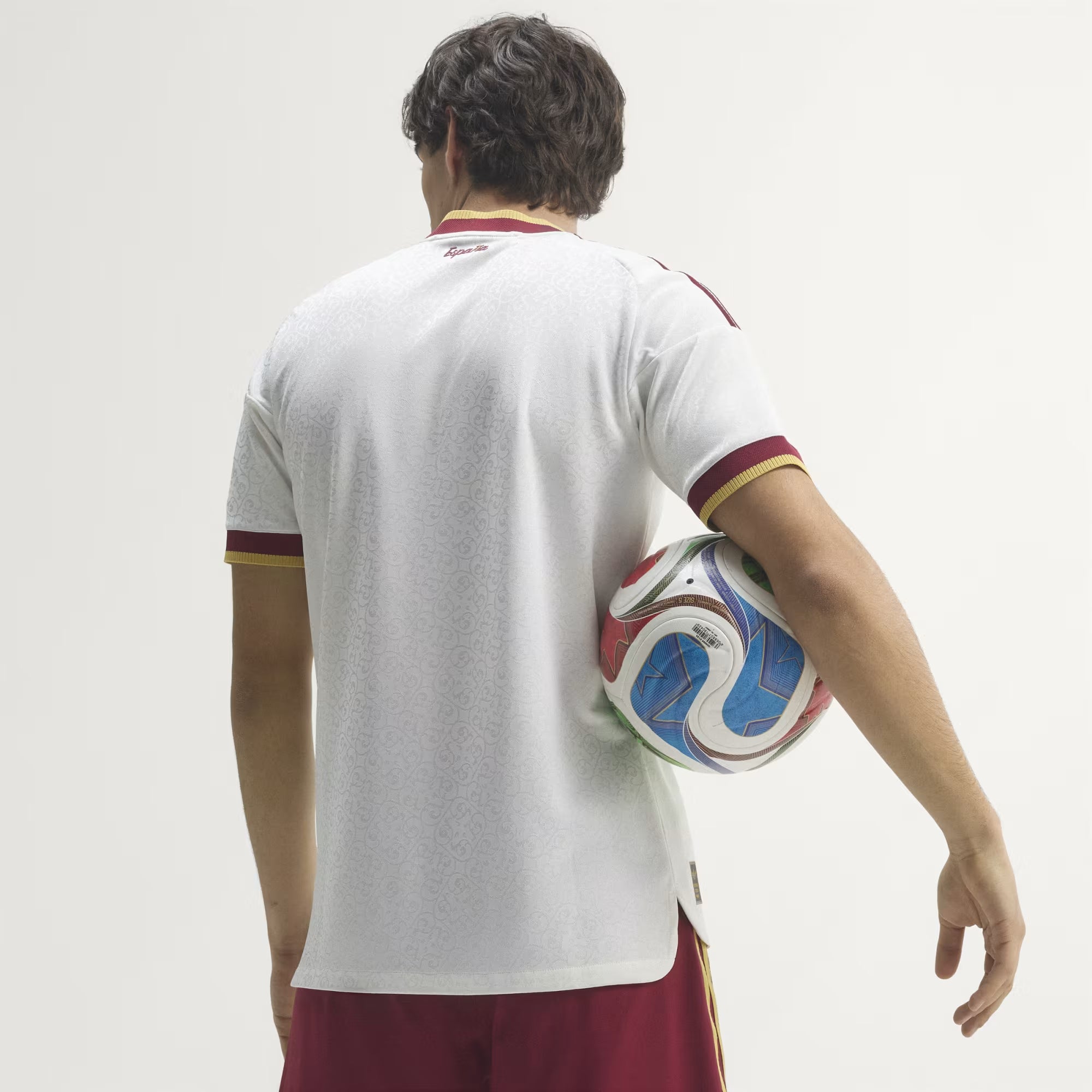 adidas Spain 2026 Match Away Men's Soccer Authentic Jersey - Off White