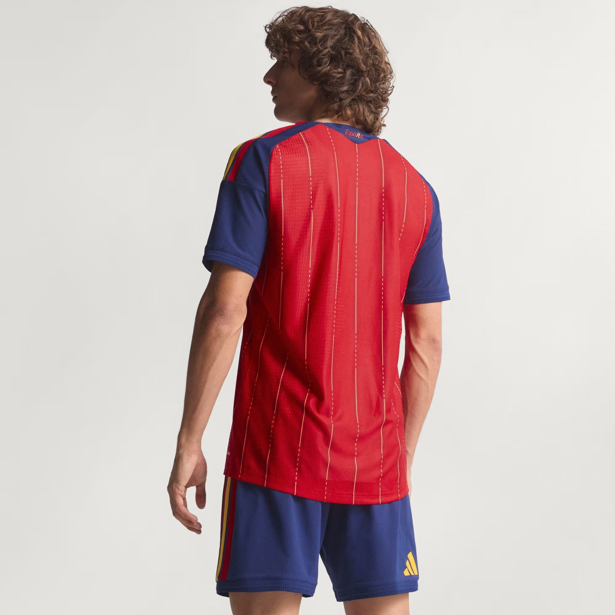 adidas Spain 2026 Match Home Men's Soccer Authentic Jersey - Vivid Red