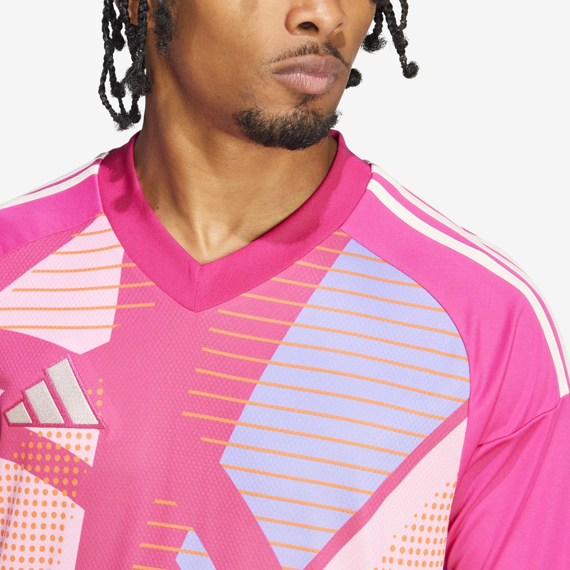 adidas Tiro 24 Competition Goalkeeper Men's Soccer Long-Sleeve Jersey - Team Real Magenta