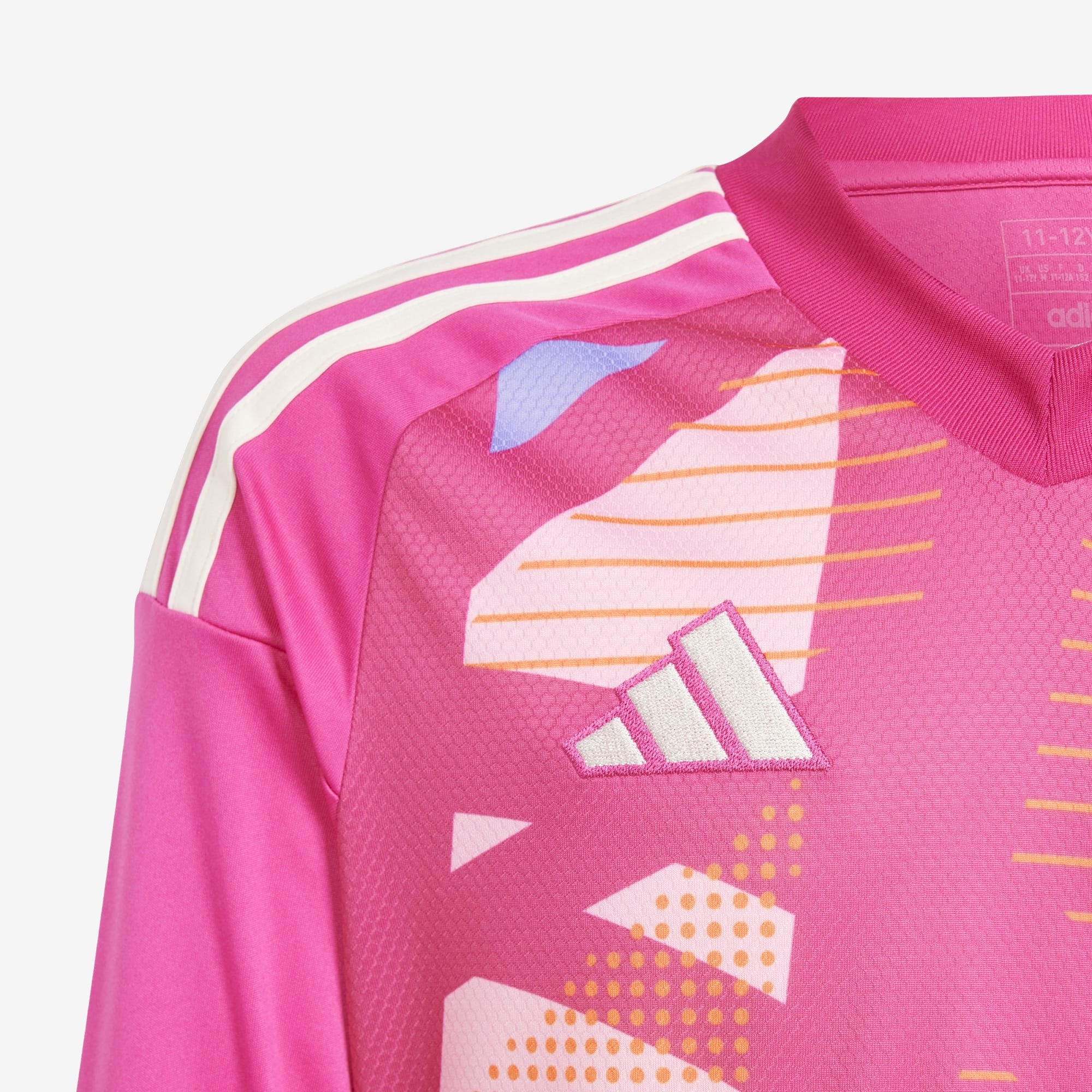 adidas Tiro 24 Competition Goalkeeper Big Kids' Soccer Long-Sleeve Jersey - Team Real Magenta