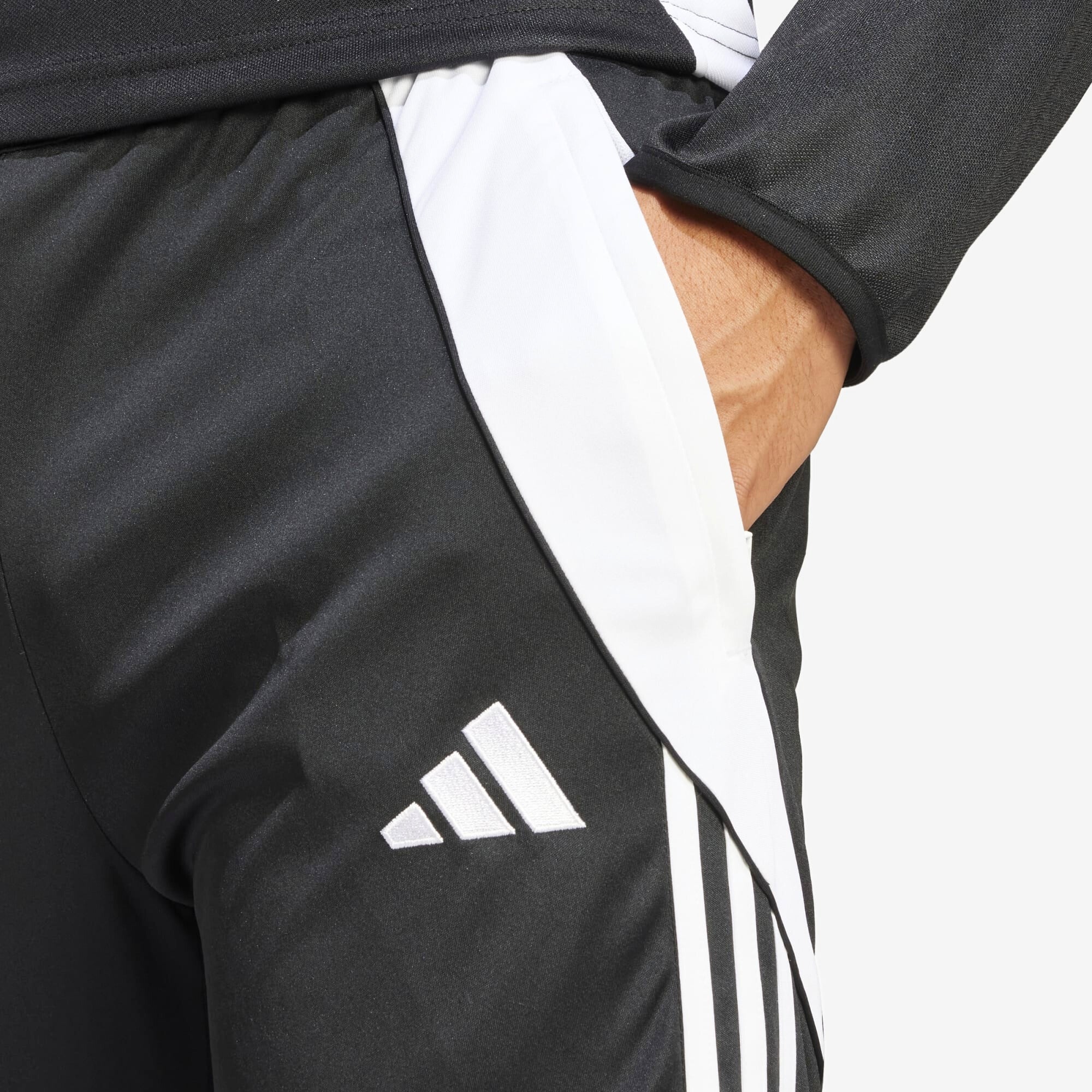 adidas Tiro 24 Joggers Men's 3/4 Soccer Pants - Black / White