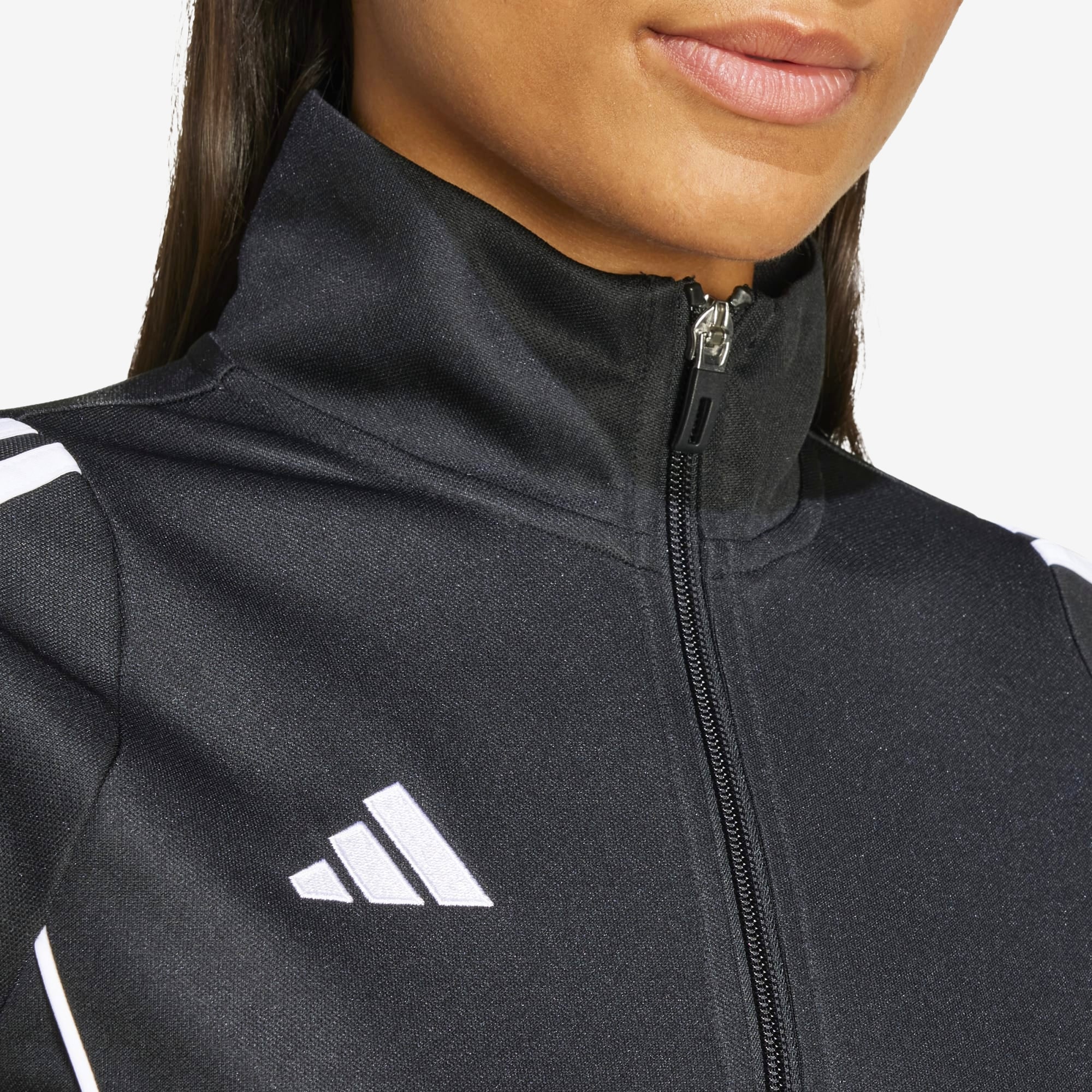 adidas Tiro 24 Training Women's Full-Zip Soccer Track Jacket - Black / White