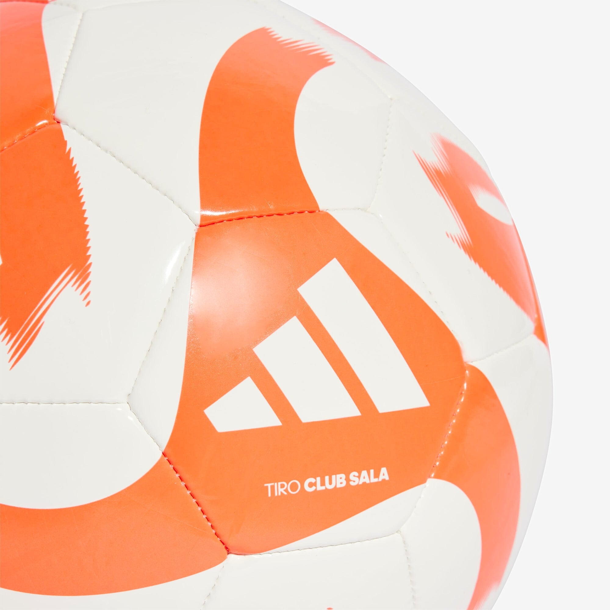 adidas Tiro Club Sala Futsal Ball - White / Solar Red