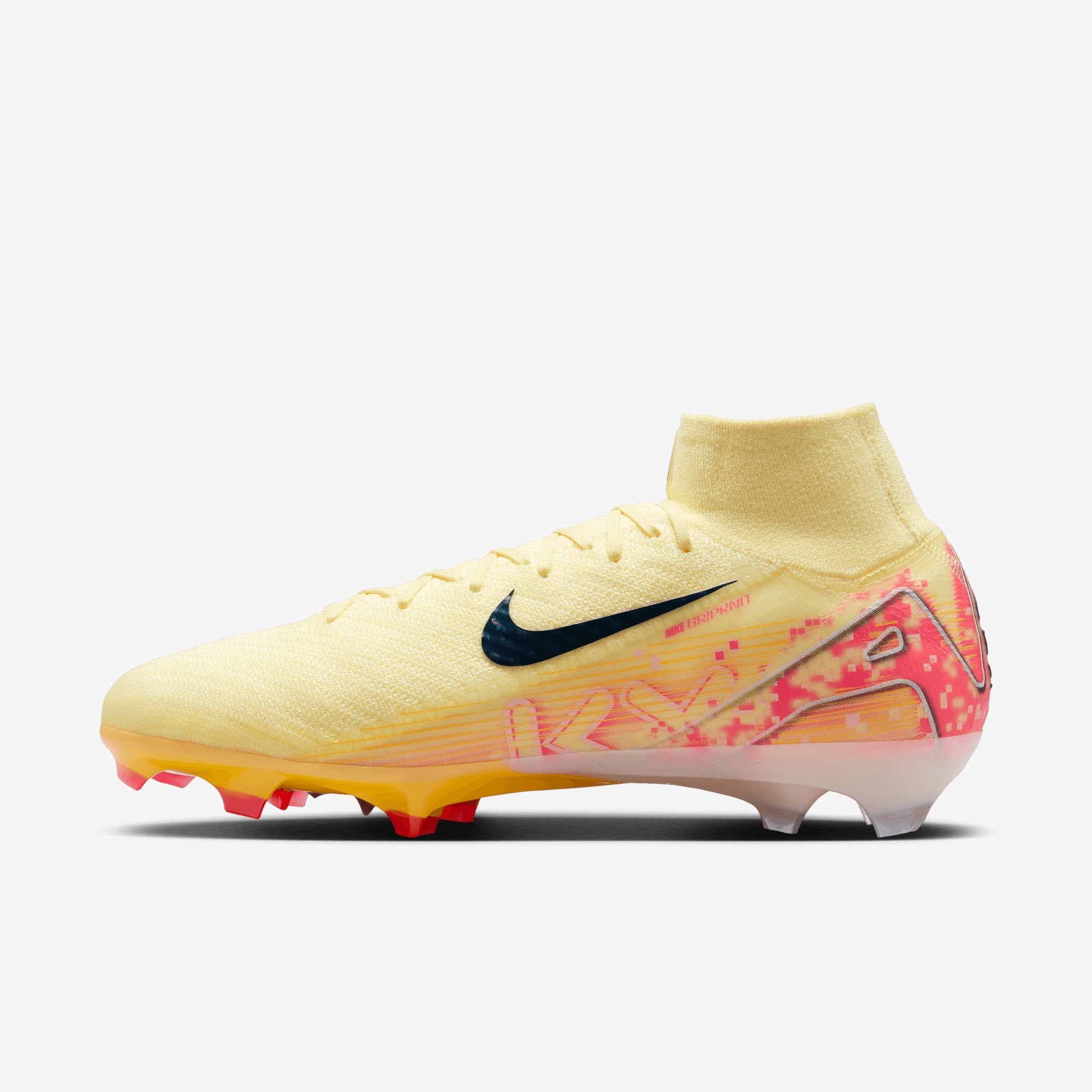 Nike Mercurial Superfly 10 Elite "Kylian Mbappé" FG High-Top Soccer Cleats - Lt Laser Orange/Armory Navy