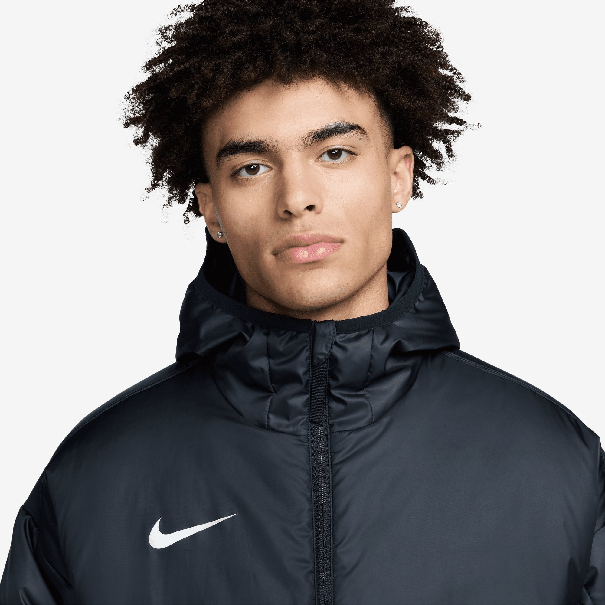 Nike Academy Pro 24 Fall Men's Therma-FIT Soccer Jacket - Black/White